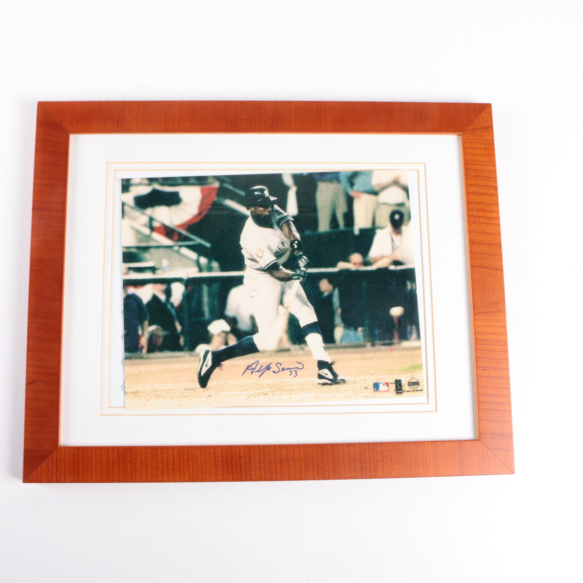 Alfonso Soriano Signed Photograph