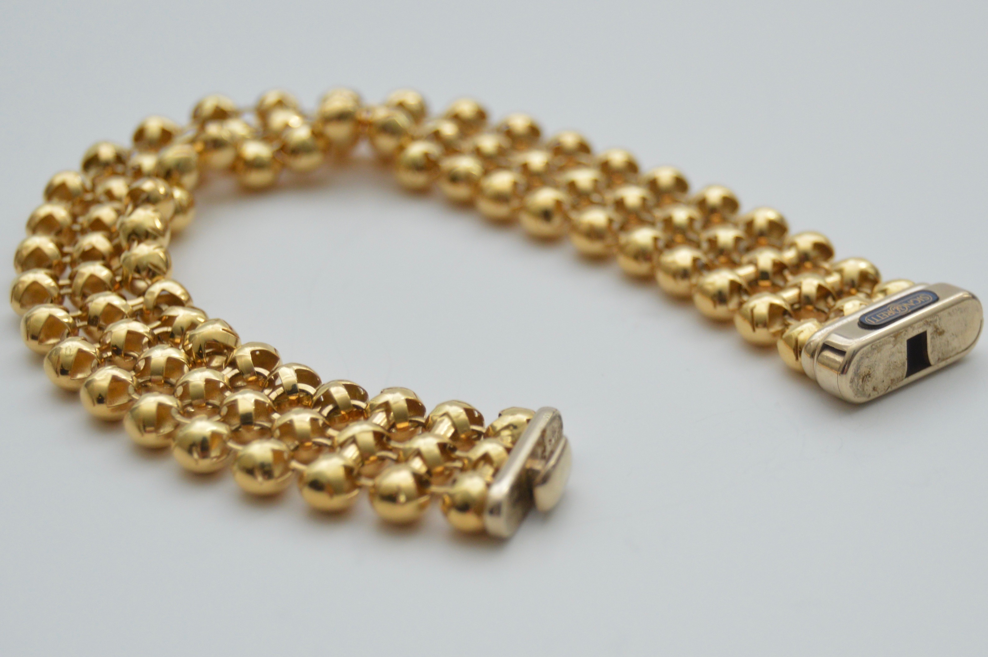 Signoretti 18K Yellow Gold Beaded Bracelet