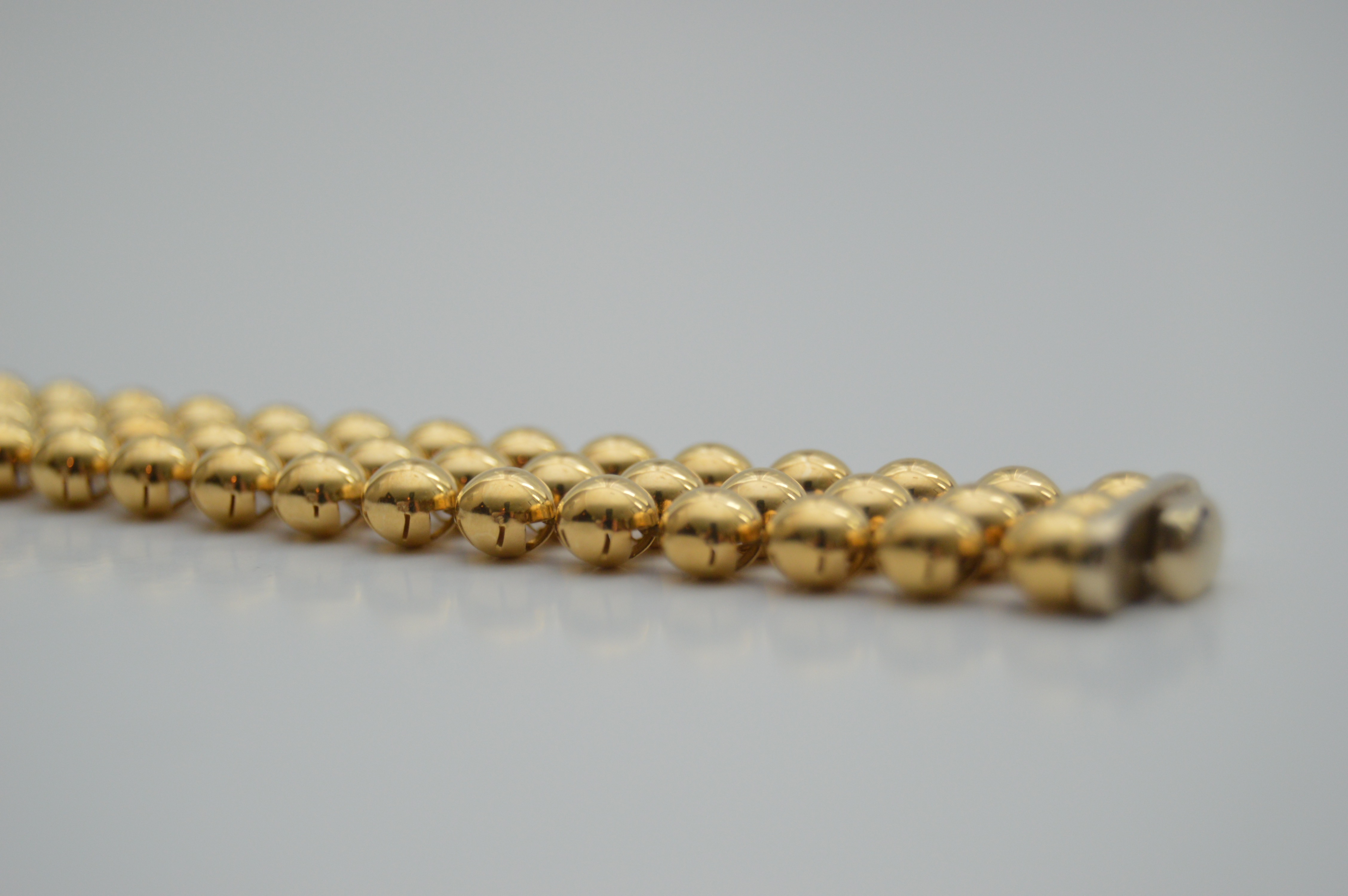 Signoretti 18K Yellow Gold Beaded Bracelet