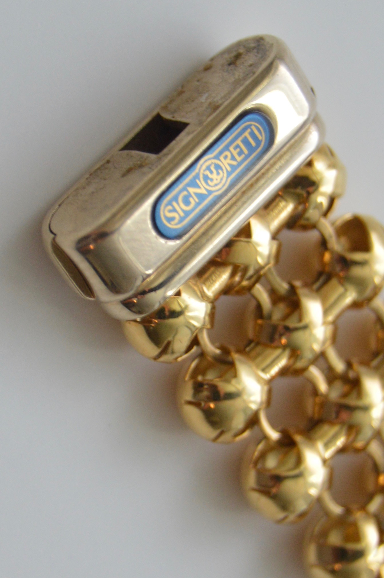 Signoretti 18K Yellow Gold Beaded Bracelet