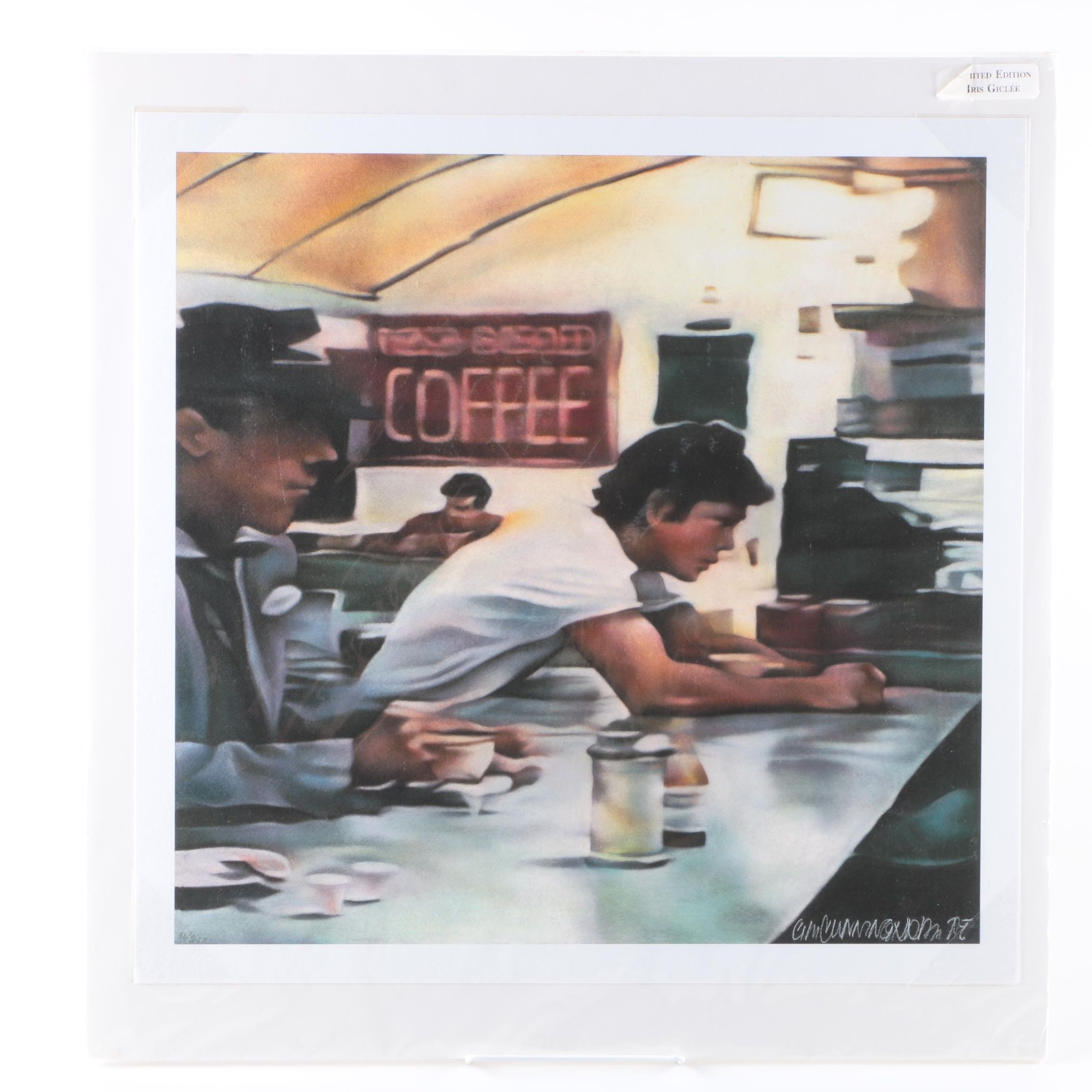 C.L. Cunningham Limited Edition Giclee "Silent Commerce"