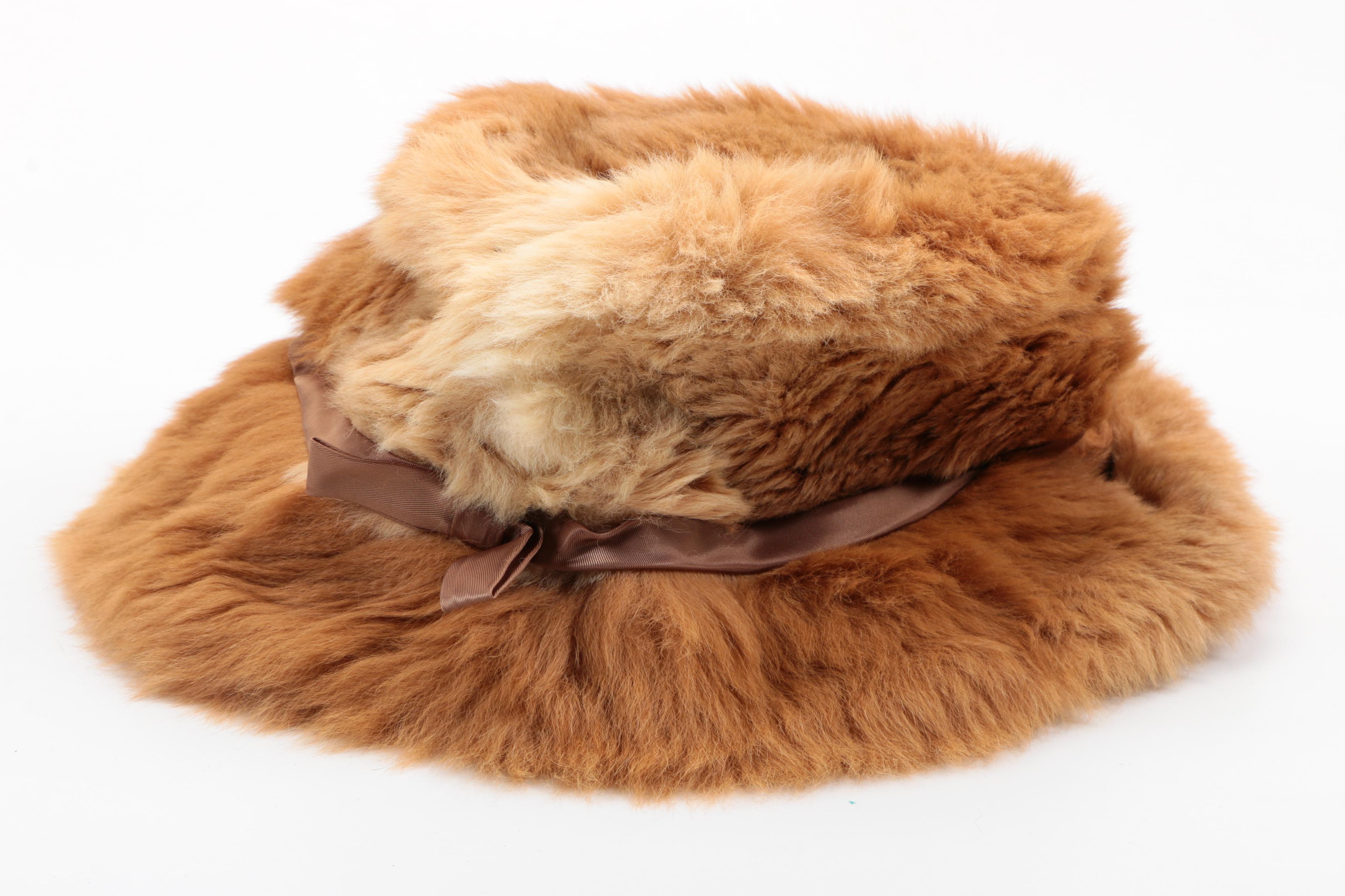 Vintage Rabbit Fur Hat