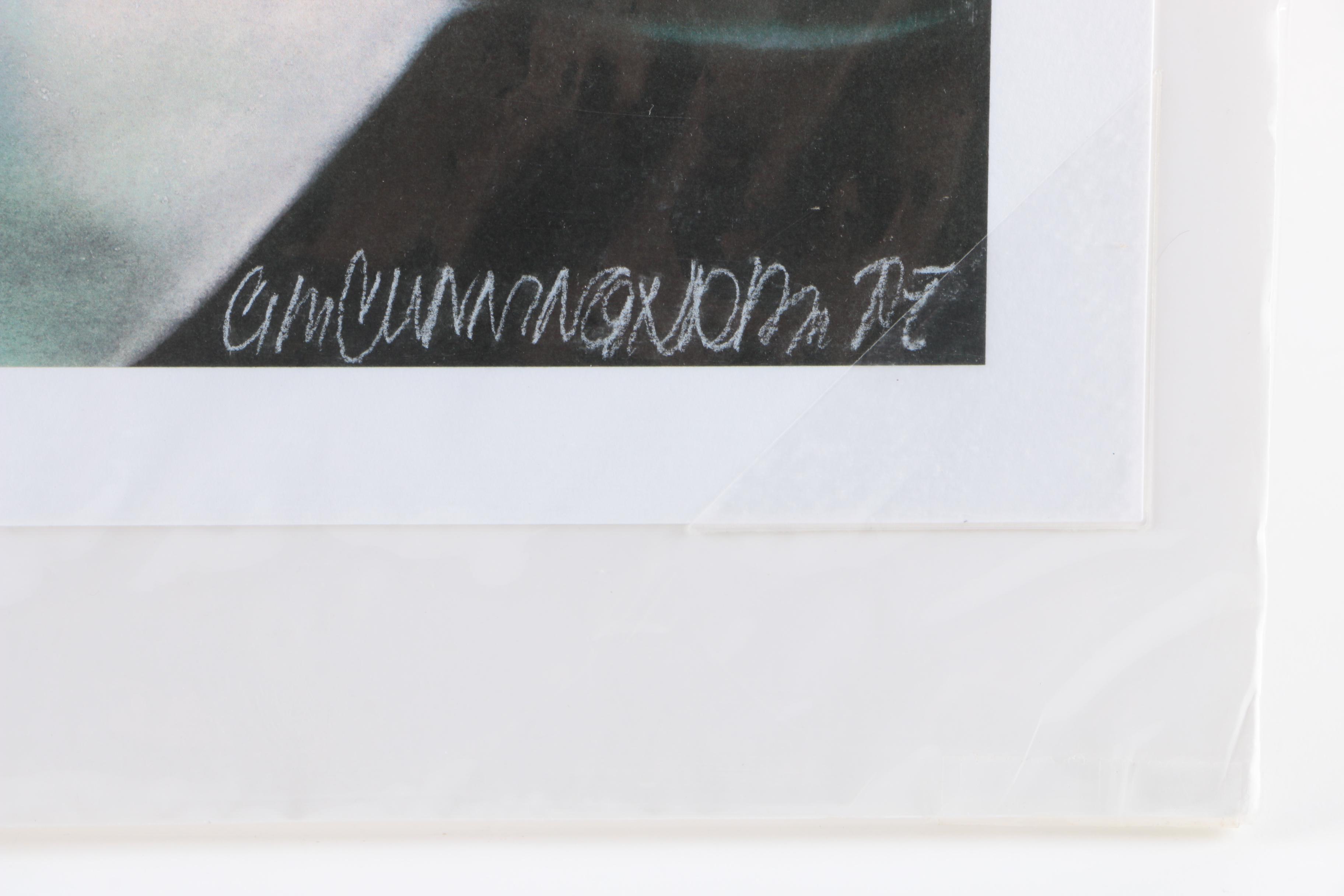 C.L. Cunningham Limited Edition Giclee "Silent Commerce"