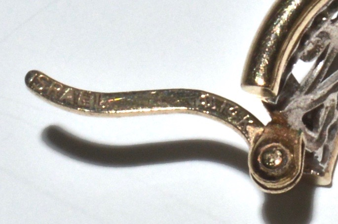 14K Gold Filigree Earrings