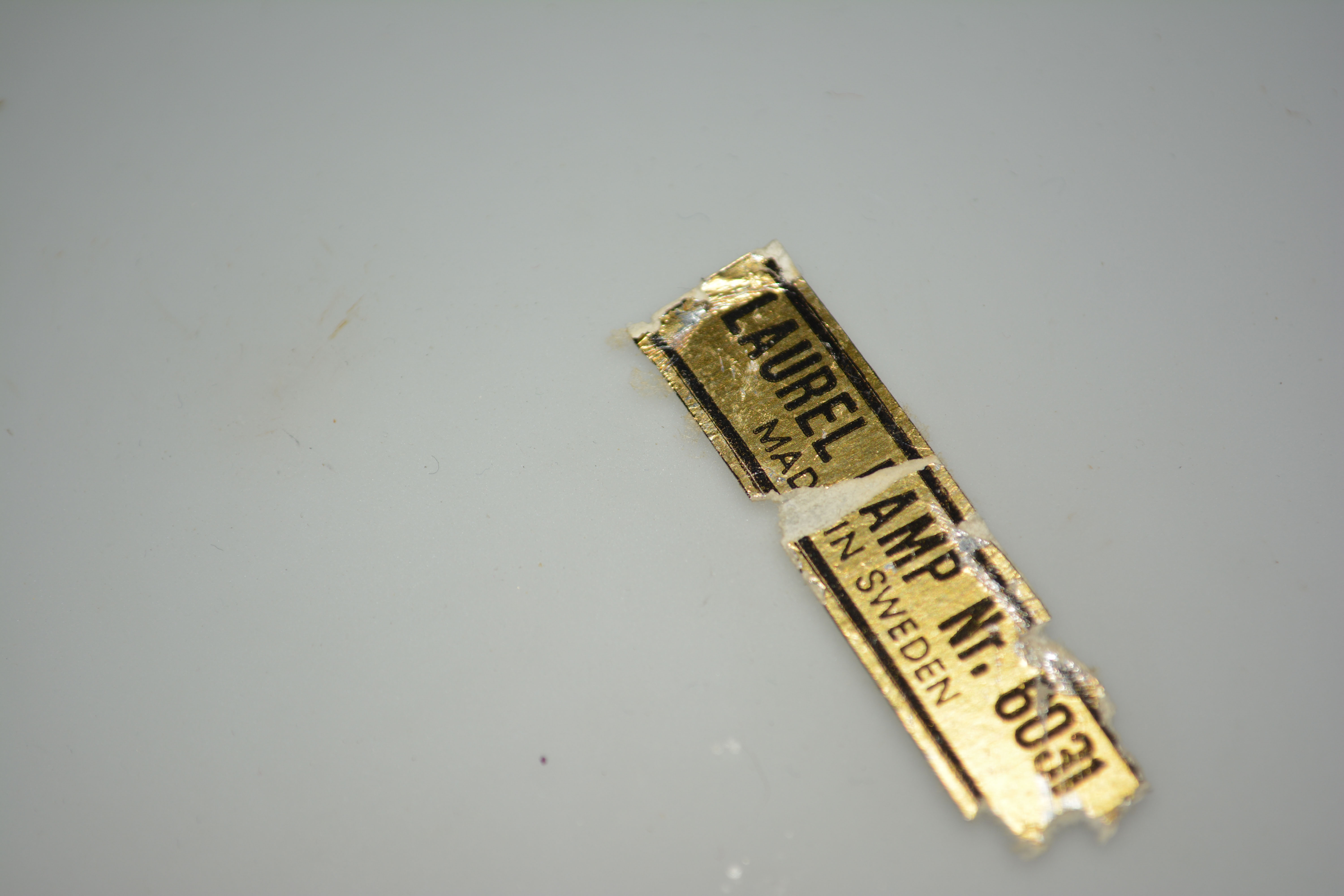 Vintage Mid Century Modern Laurel Mushroom Table Lamp