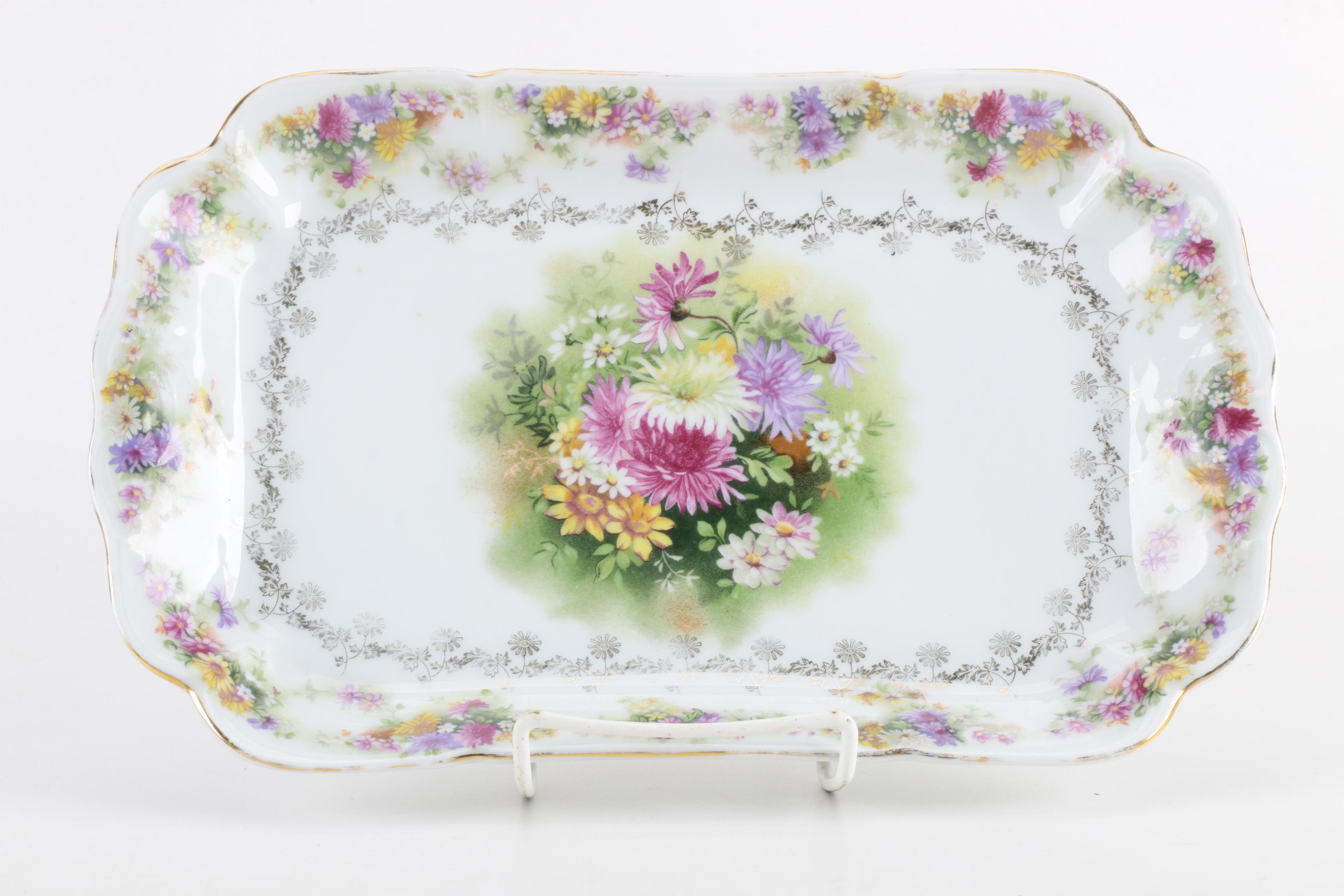 Antique Carl Tielsch Serving Platter 1875-1900