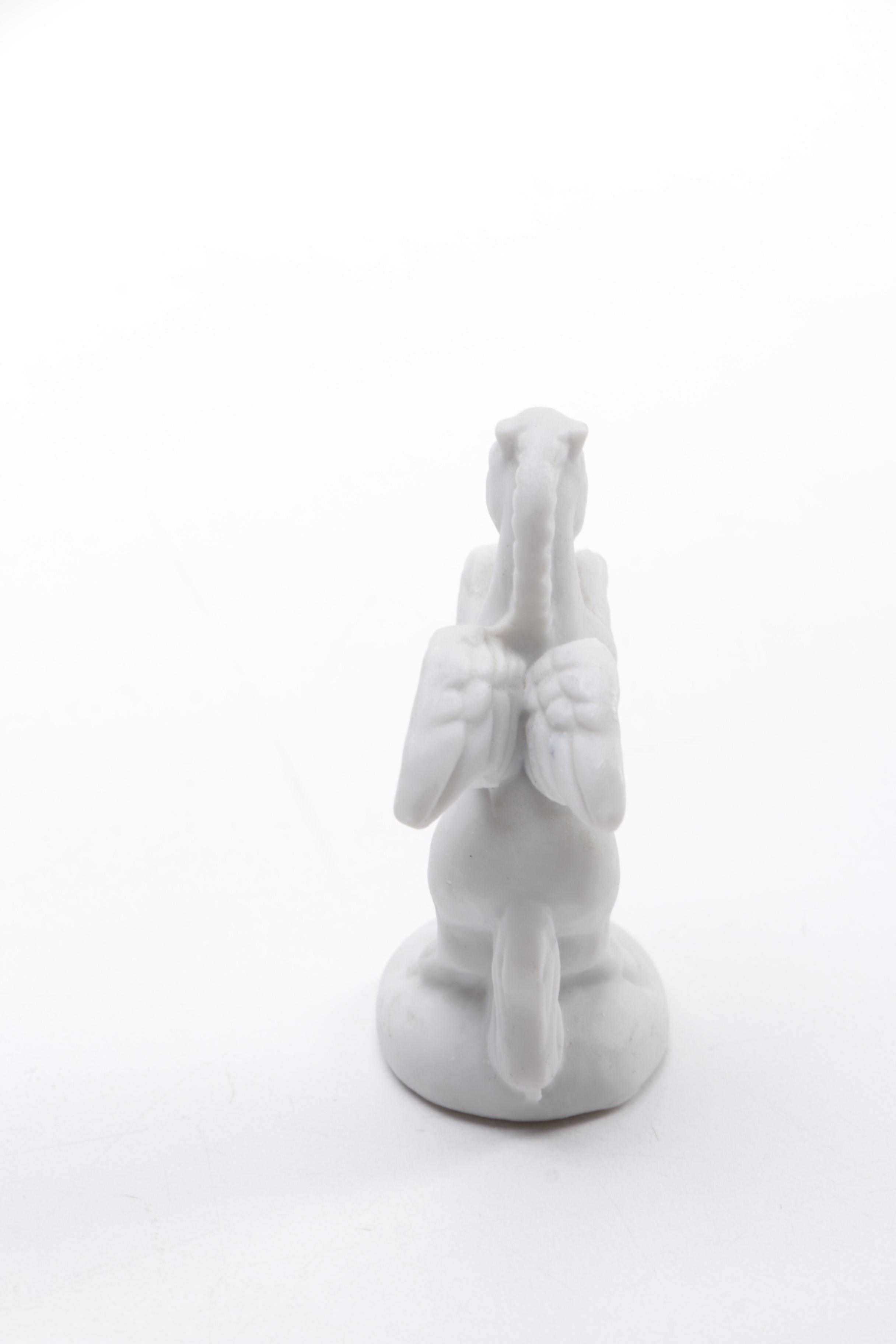 Reproduction Resin Sculpture of Pegasus After A. Belcari and Miniature Figurine