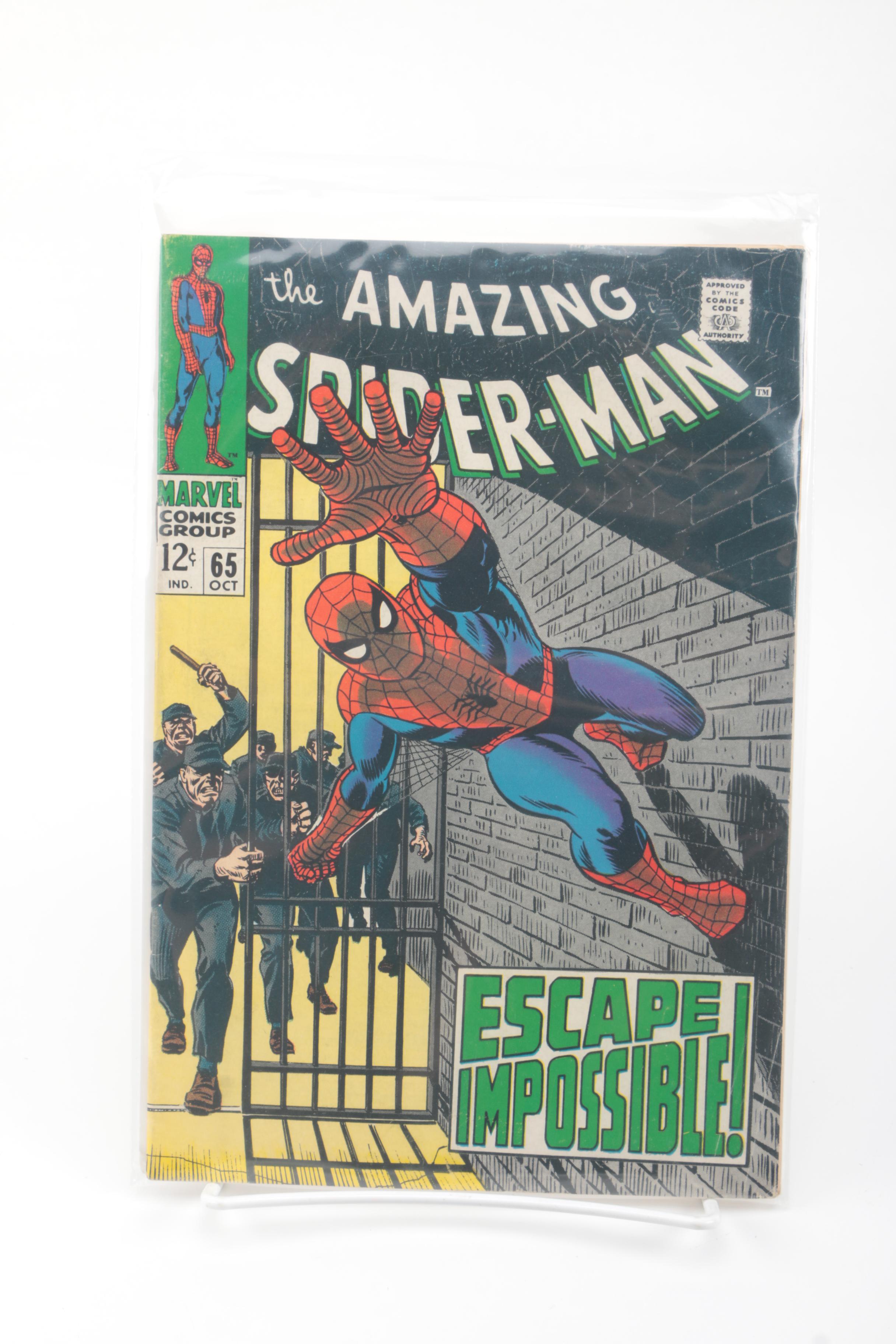 Silver Age Marvel "The Amazing Spider-Man" Comics #60 and #65