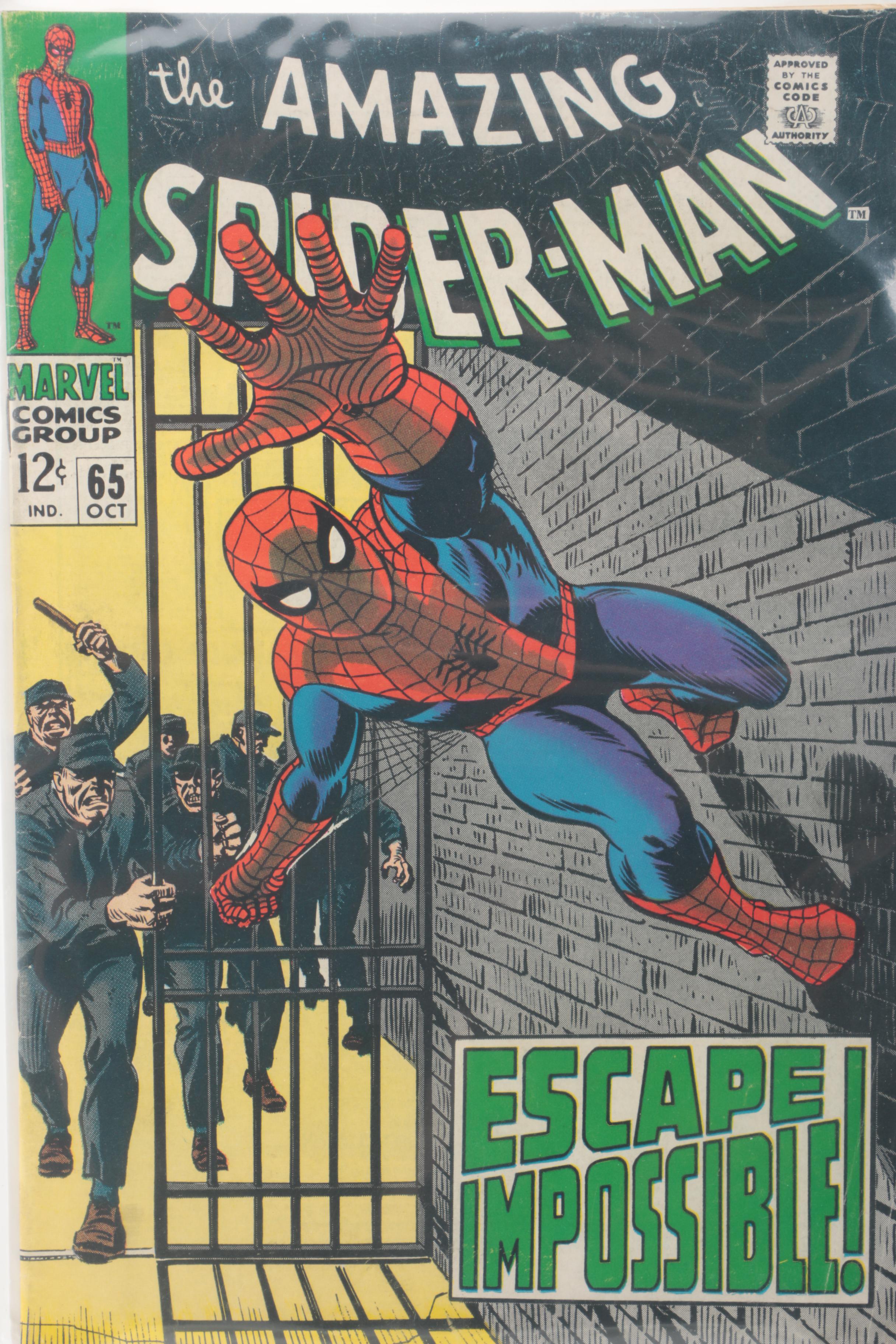 Silver Age Marvel "The Amazing Spider-Man" Comics #60 and #65