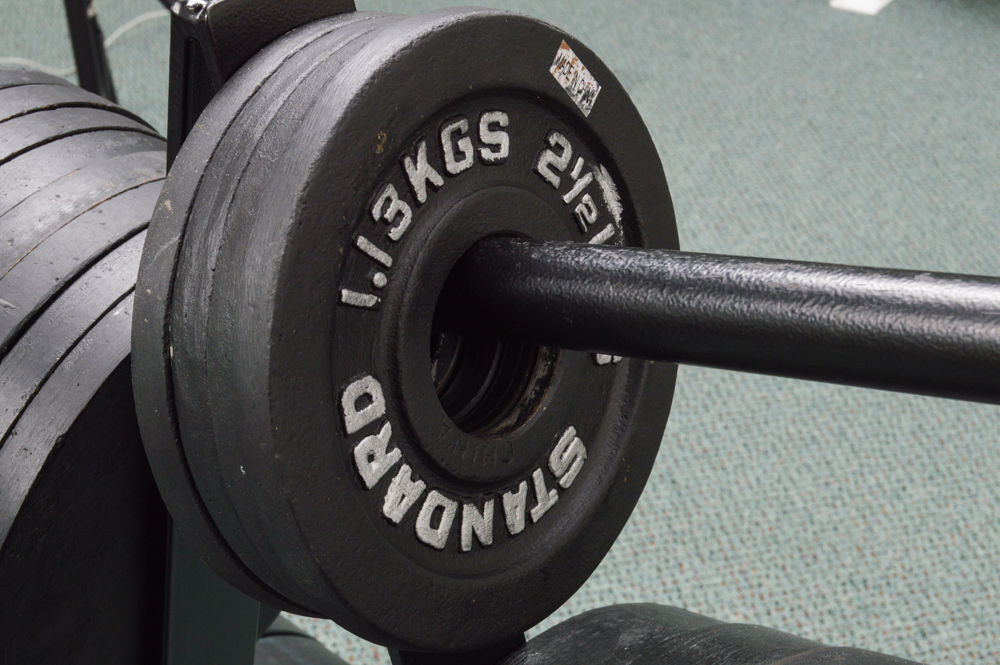 Body Solid weight tree 4 - 2.5 lbs  8 - 5 lbs 4 - 25 lbs 3 - 45 lbs