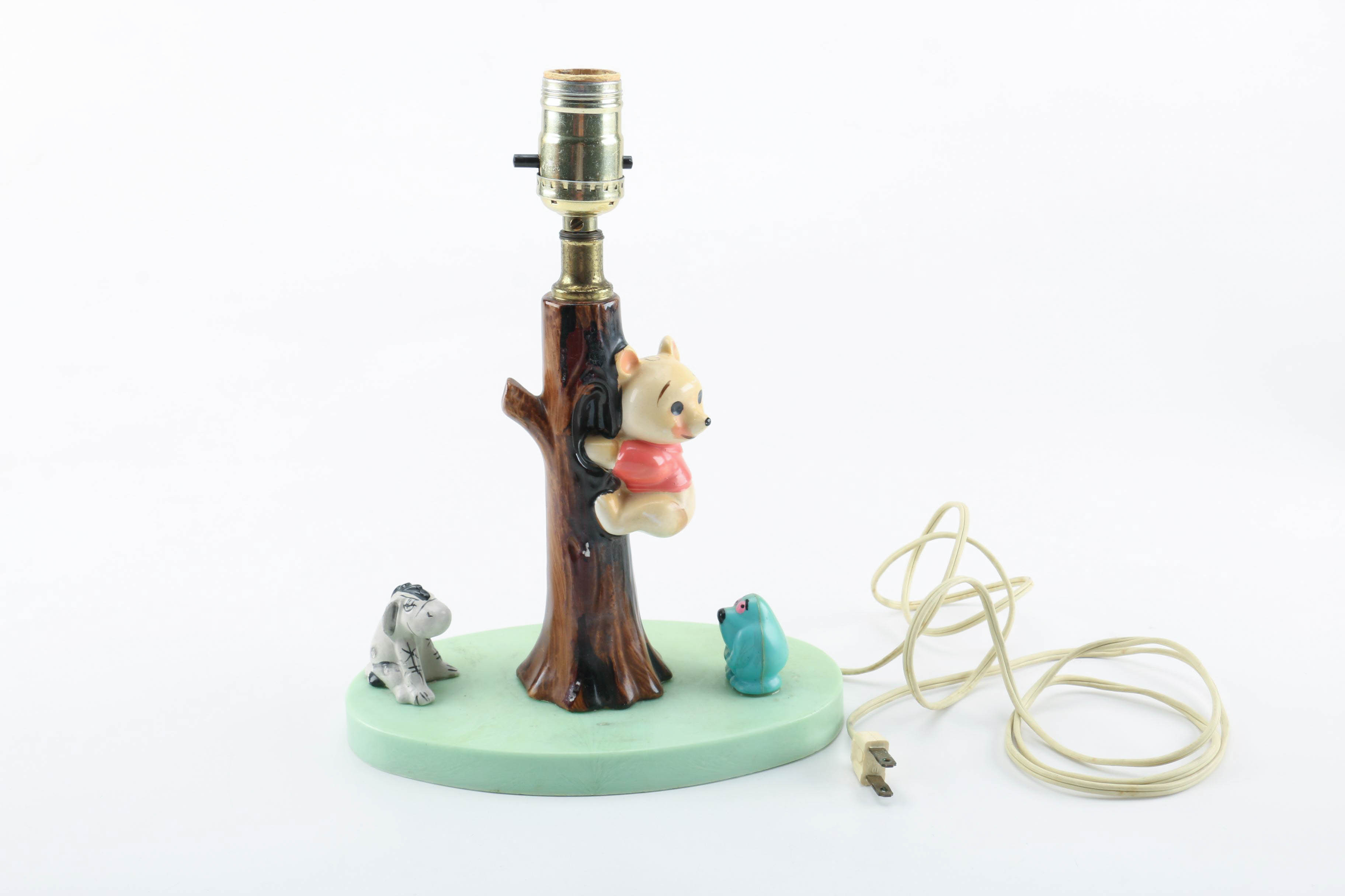 Winnie the Pooh Desk Lamp and Train Bookends