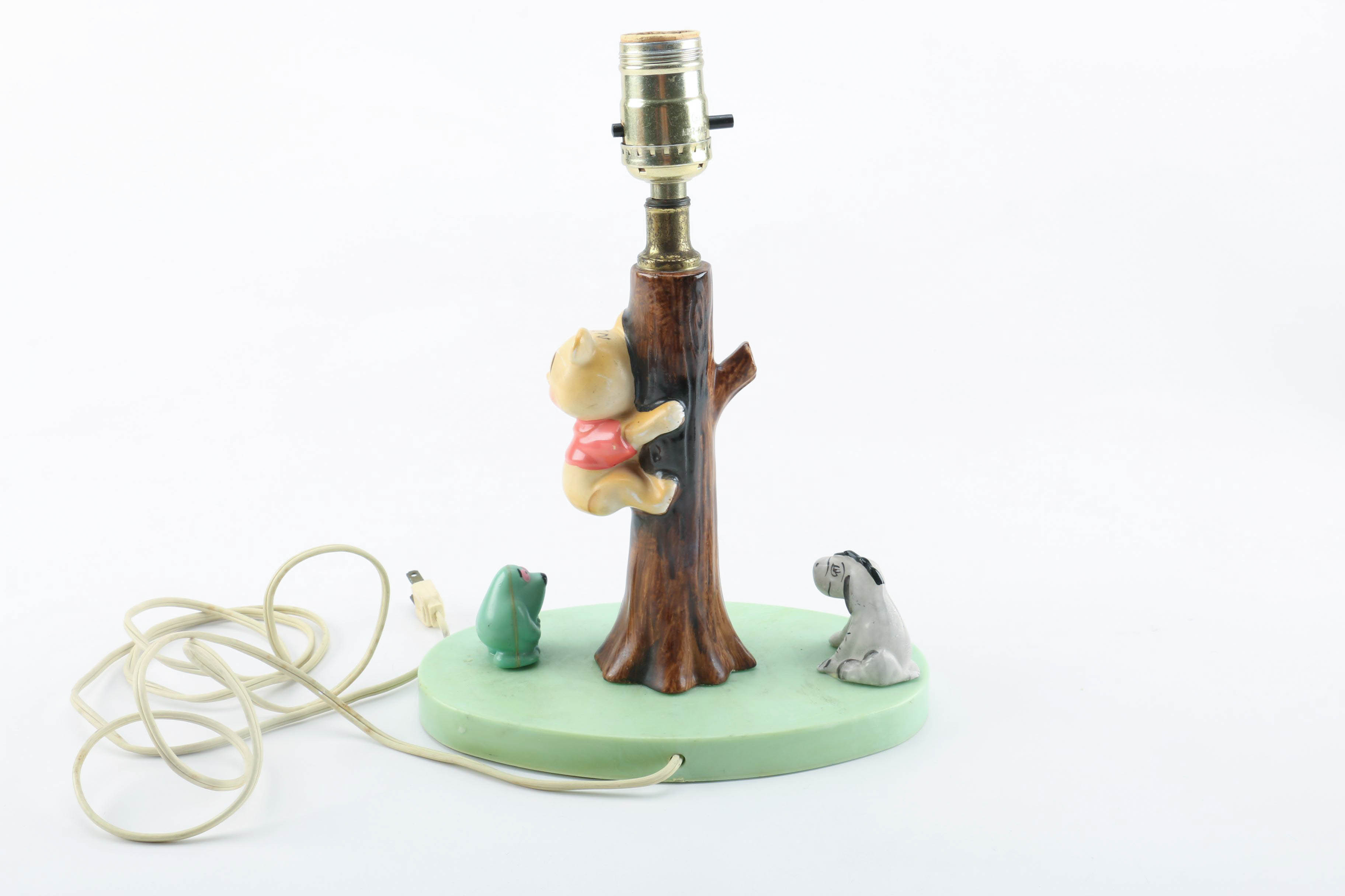 Winnie the Pooh Desk Lamp and Train Bookends
