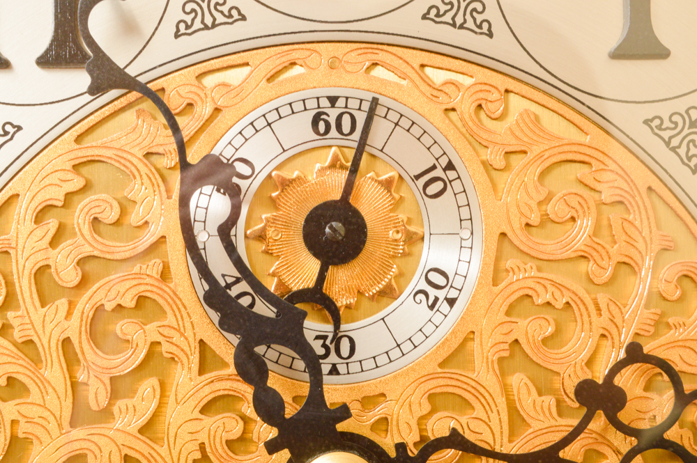 King Arthur Clock Company Oak Grandfather Clock