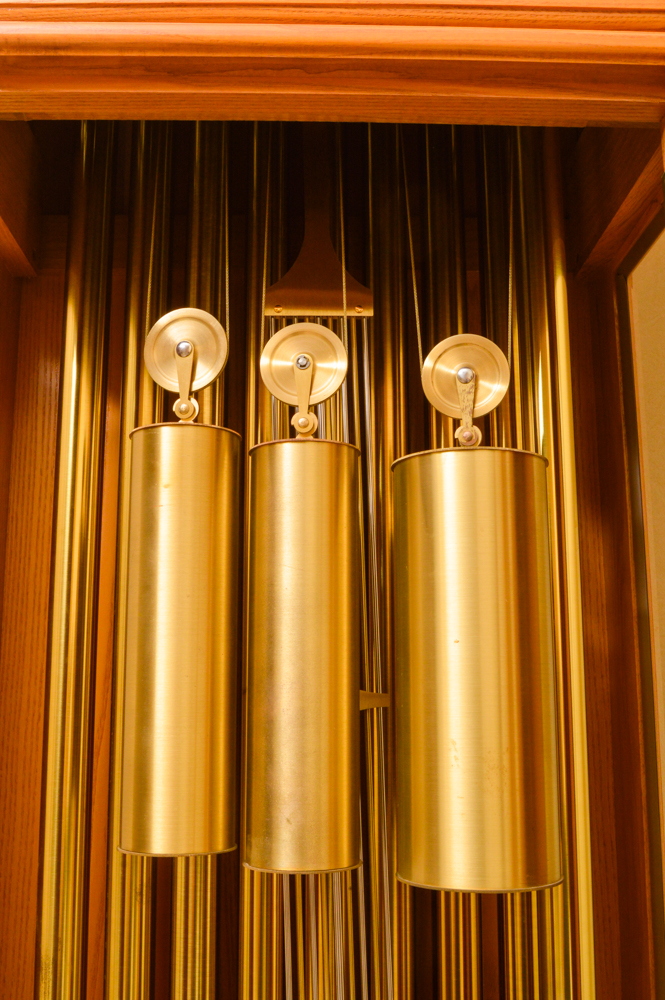 King Arthur Clock Company Oak Grandfather Clock