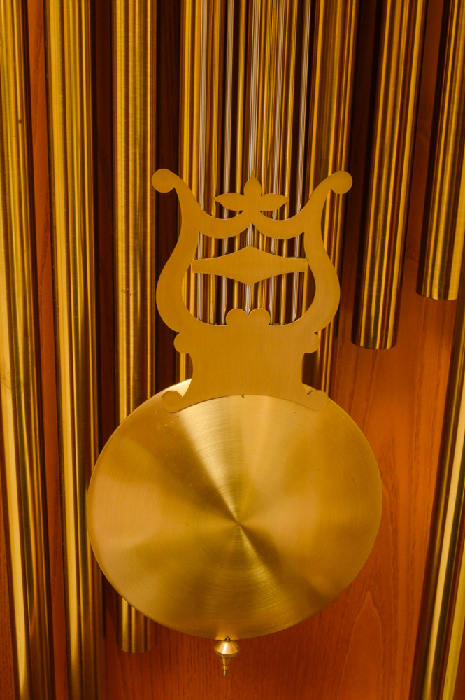 King Arthur Clock Company Oak Grandfather Clock