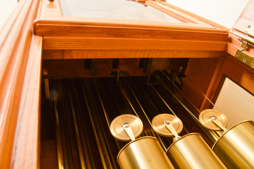 King Arthur Clock Company Oak Grandfather Clock