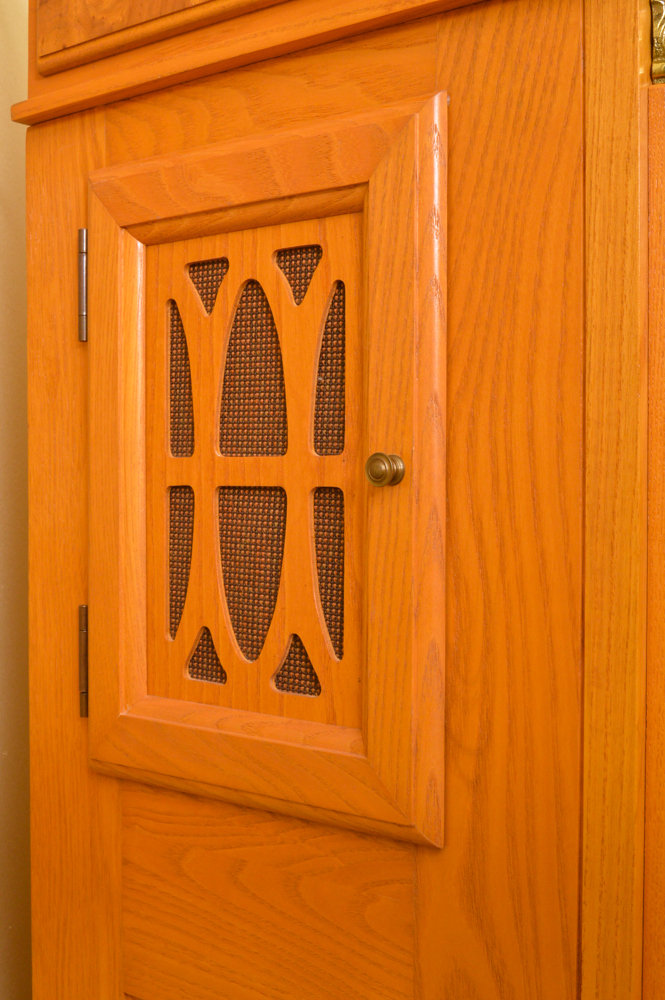 King Arthur Clock Company Oak Grandfather Clock