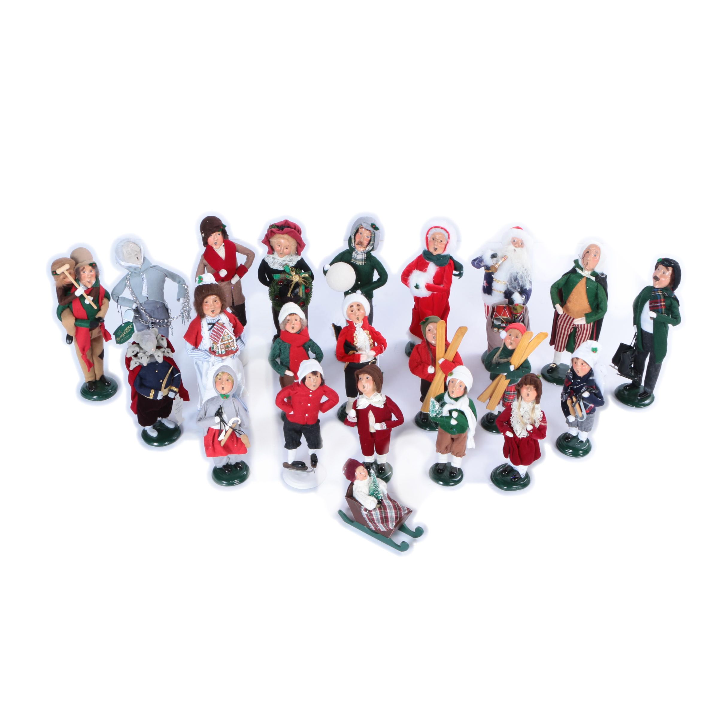 Collection of Byer's Choice Ltd. "The Carolers" Seasonal Figurines