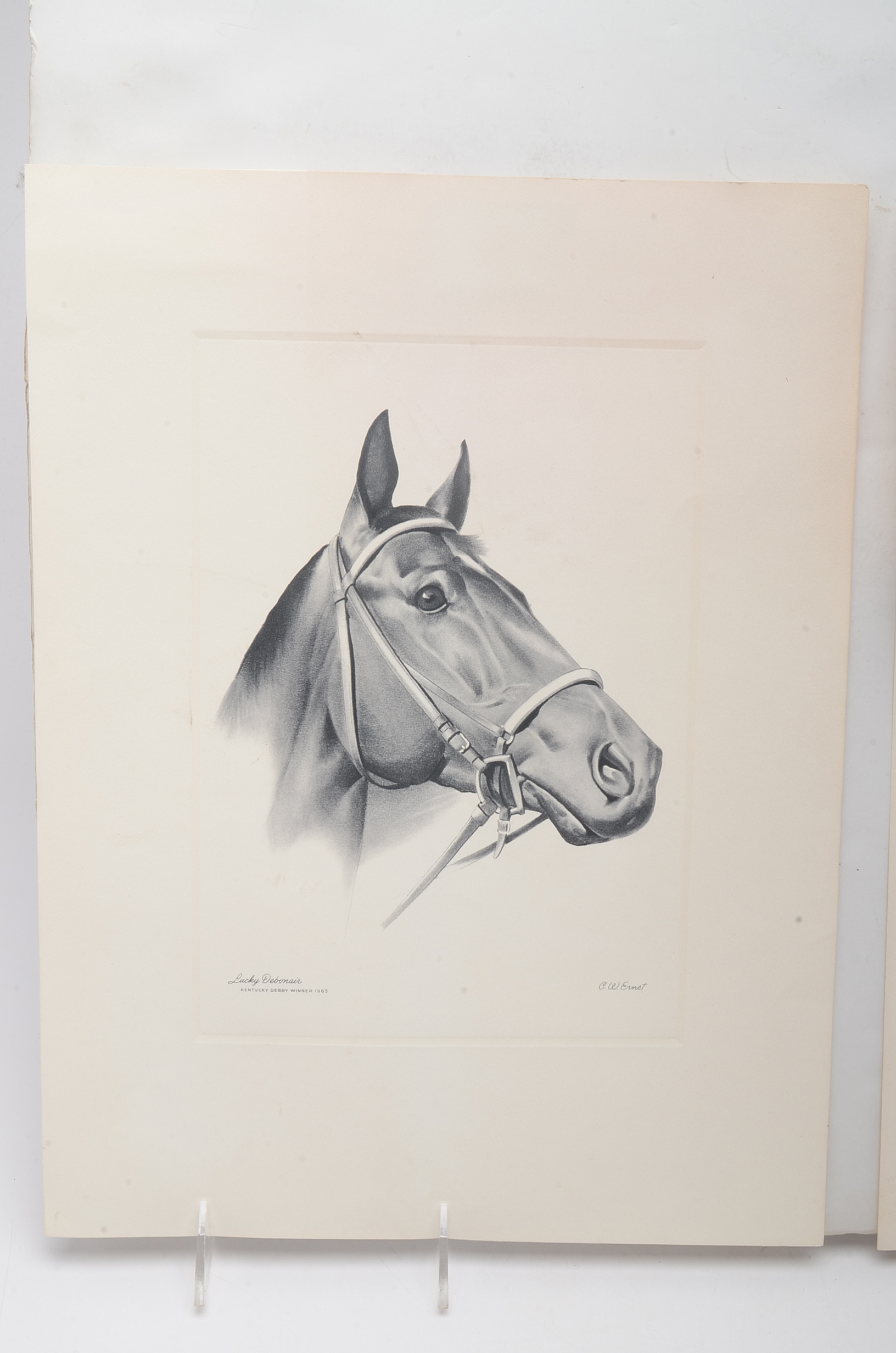 Pair of Talio-Chrome Reproduced Prints by C.W. Ernst