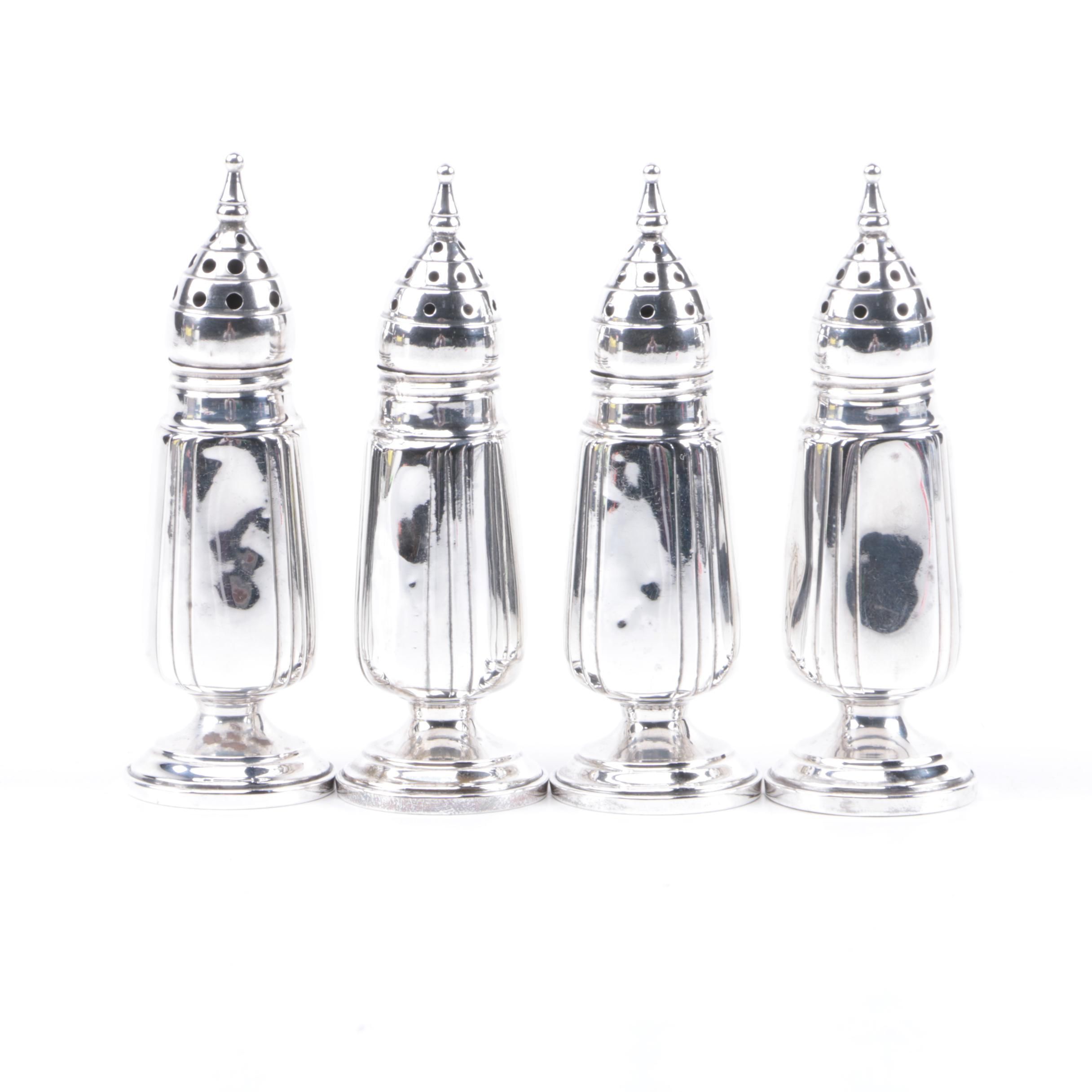 Webster Company Weighted Sterling Silver Salt and Pepper Shakers