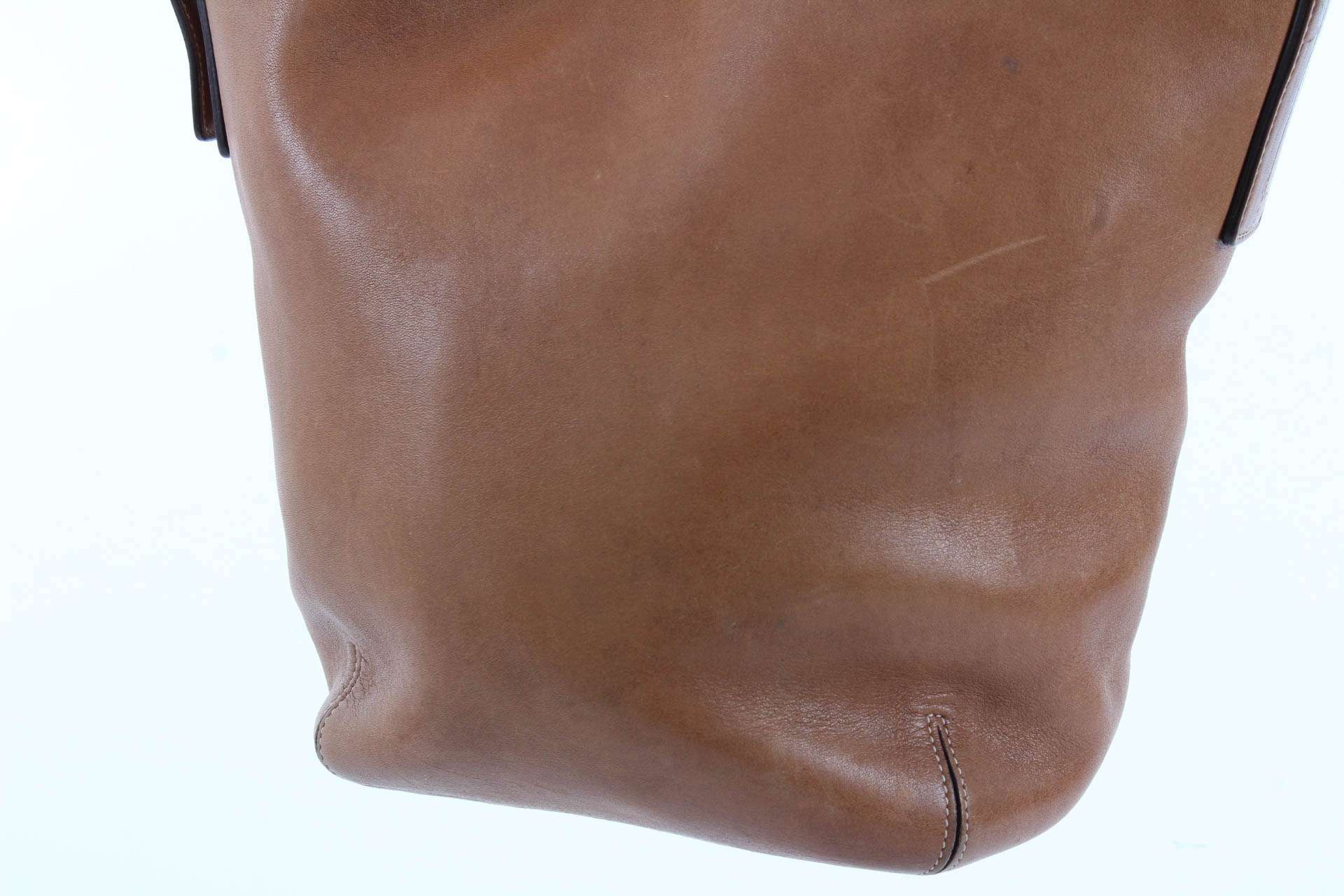 Coach Tan Leather Bucket Bag