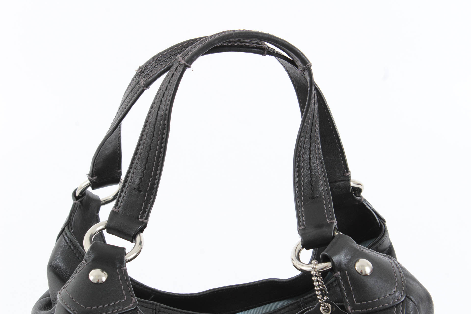 Coach Black Leather Soho Hobo Shoulder Bag