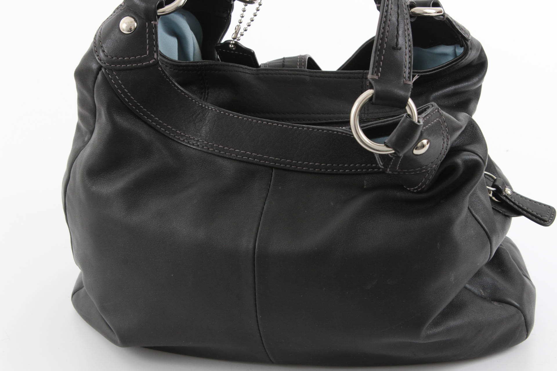 Coach Black Leather Soho Hobo Shoulder Bag