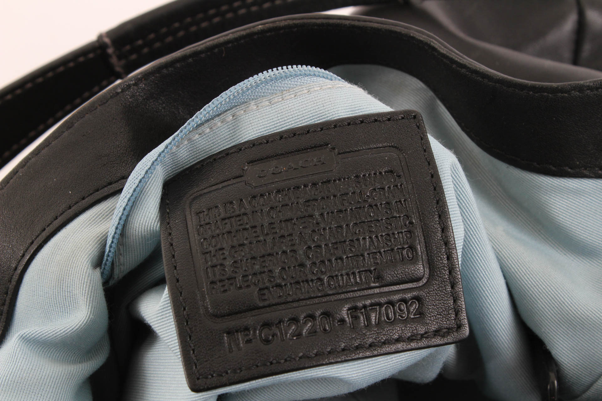 Coach Black Leather Soho Hobo Shoulder Bag