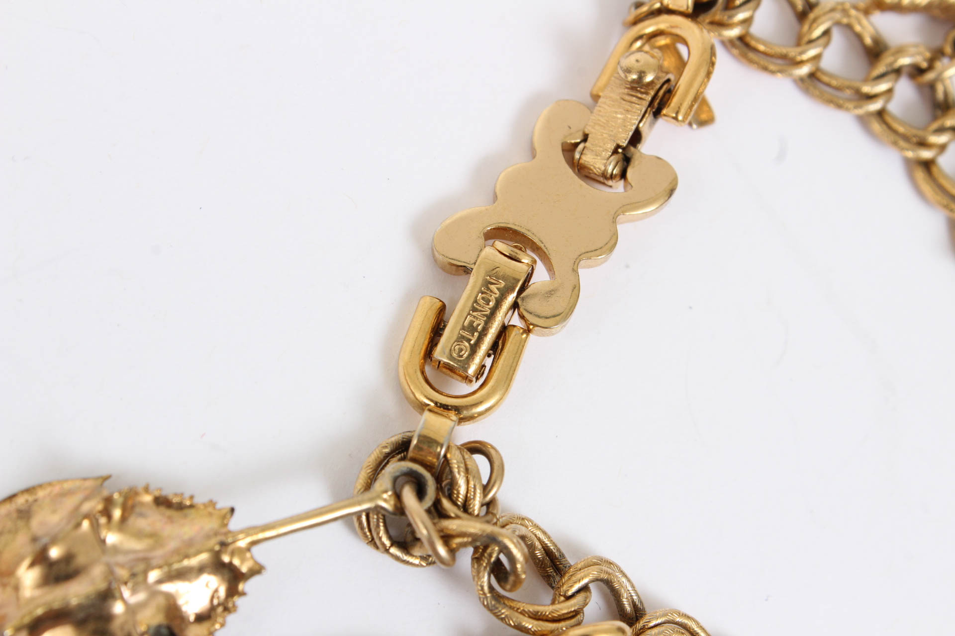 Vintage Circa 1960s Monet Charm Bracelet