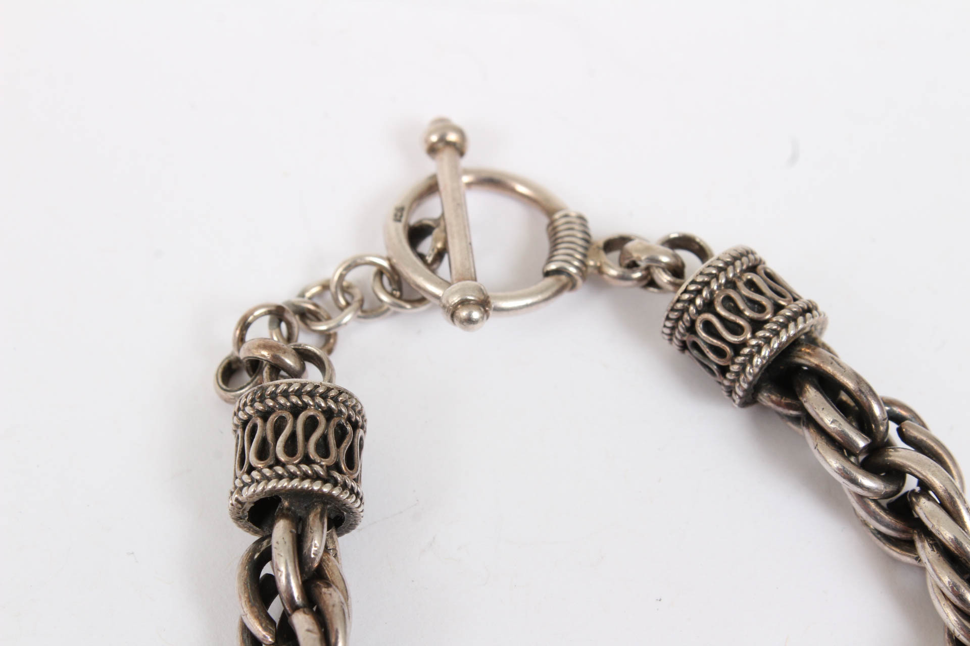 Sterling Silver Bali Bracelet