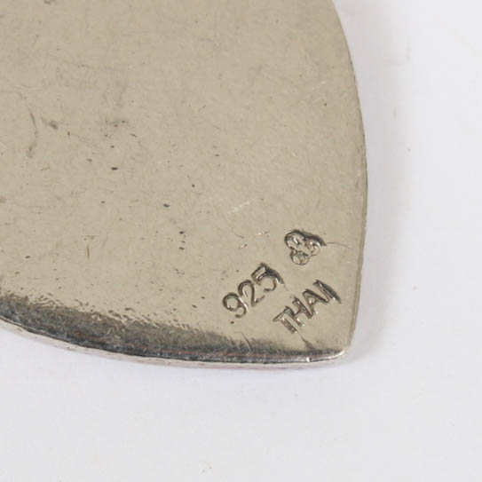 Sterling Silver Link Bracelet with Heart Charm