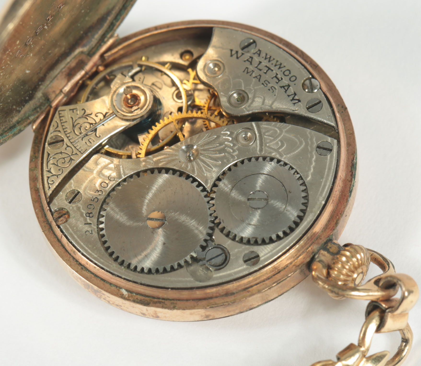 Vintage Waltham Pocket Watch on Watch Band