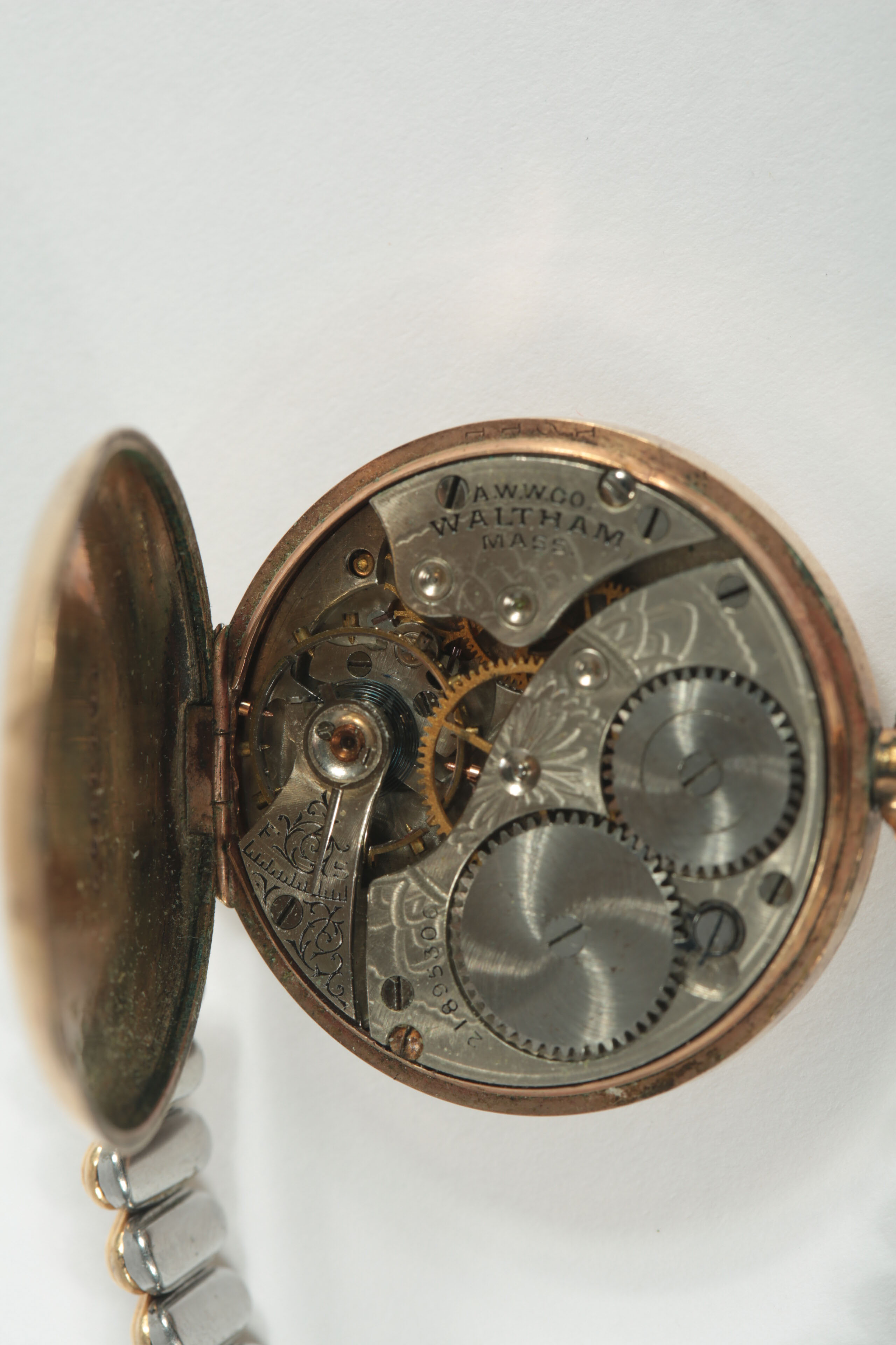Vintage Waltham Pocket Watch on Watch Band