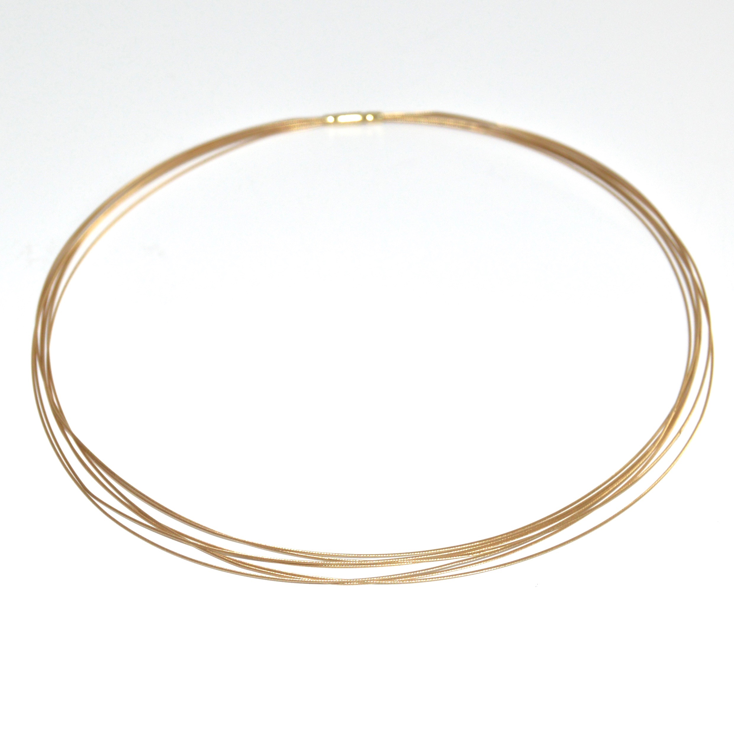 18K Yellow Gold Multi-Strand Necklace