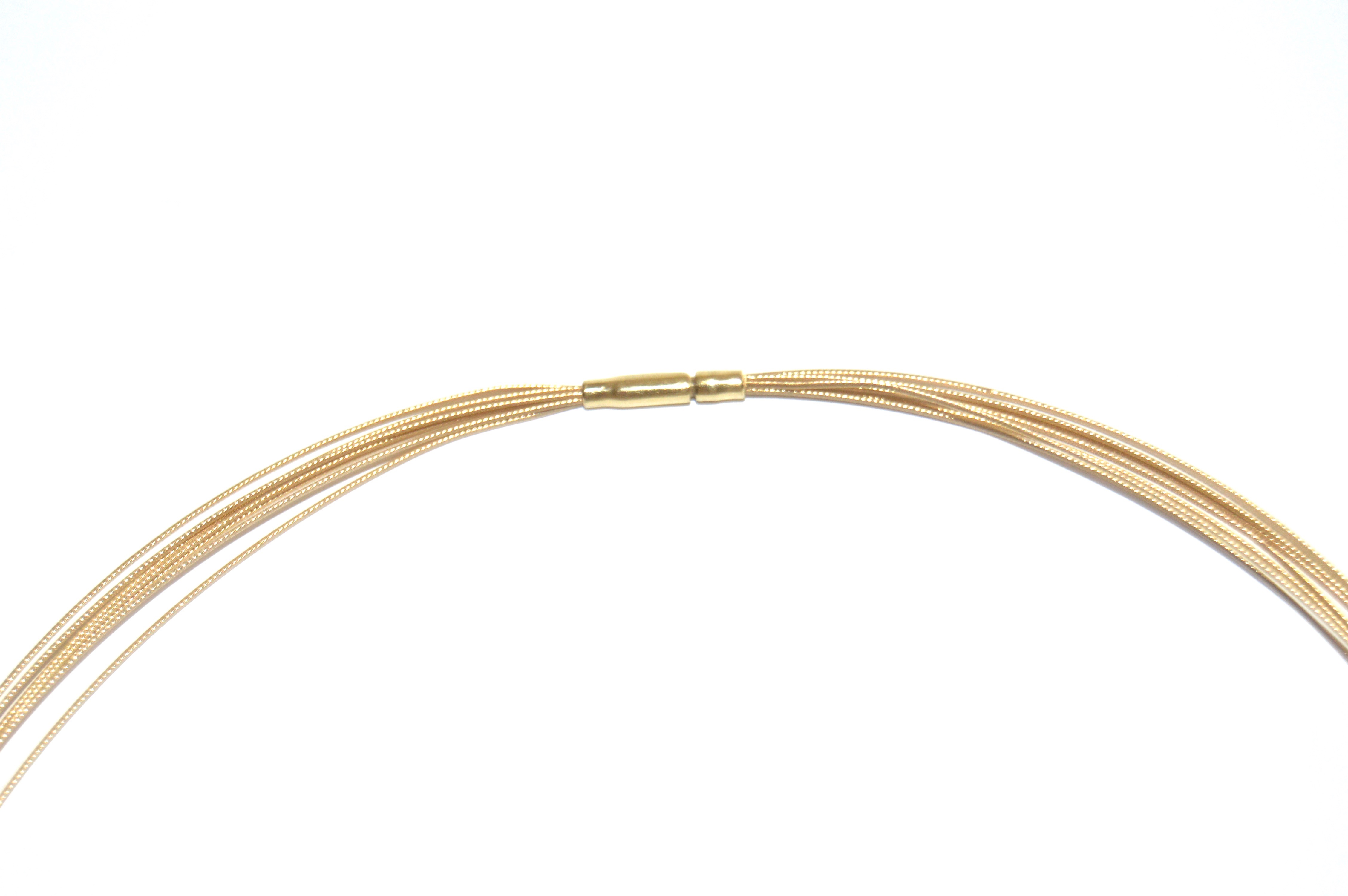 18K Yellow Gold Multi-Strand Necklace