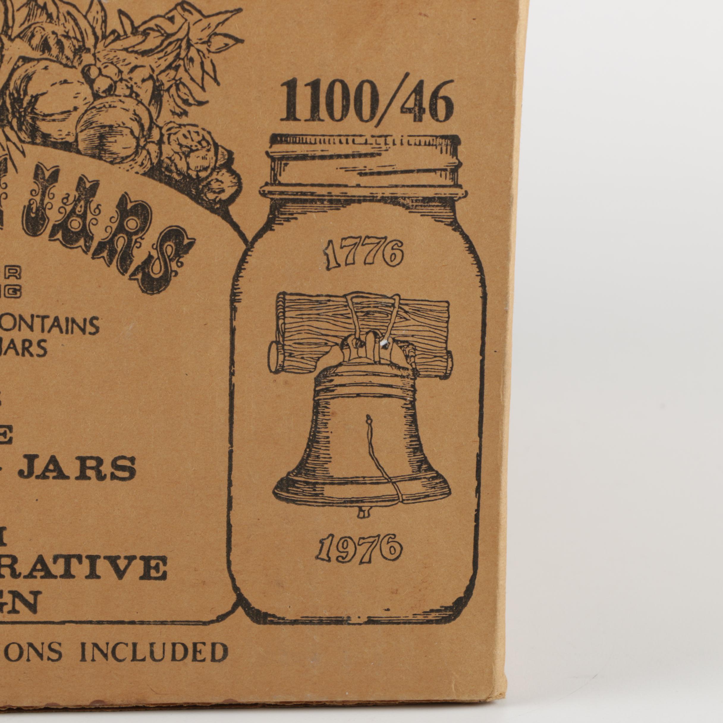 1976 Commemorative Anchor Hocking Mason Jars