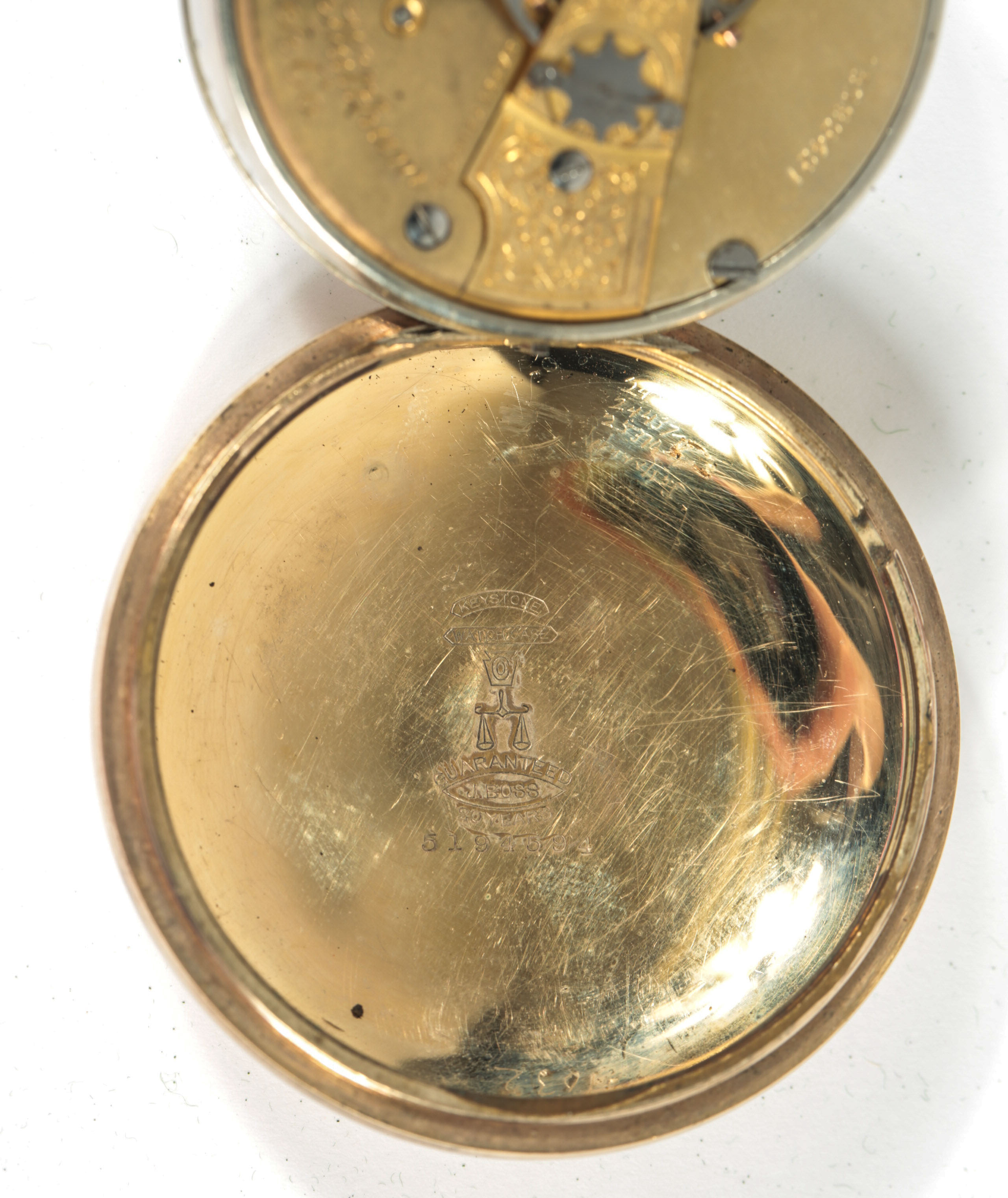Waltham Gold Plated Pocket Watch