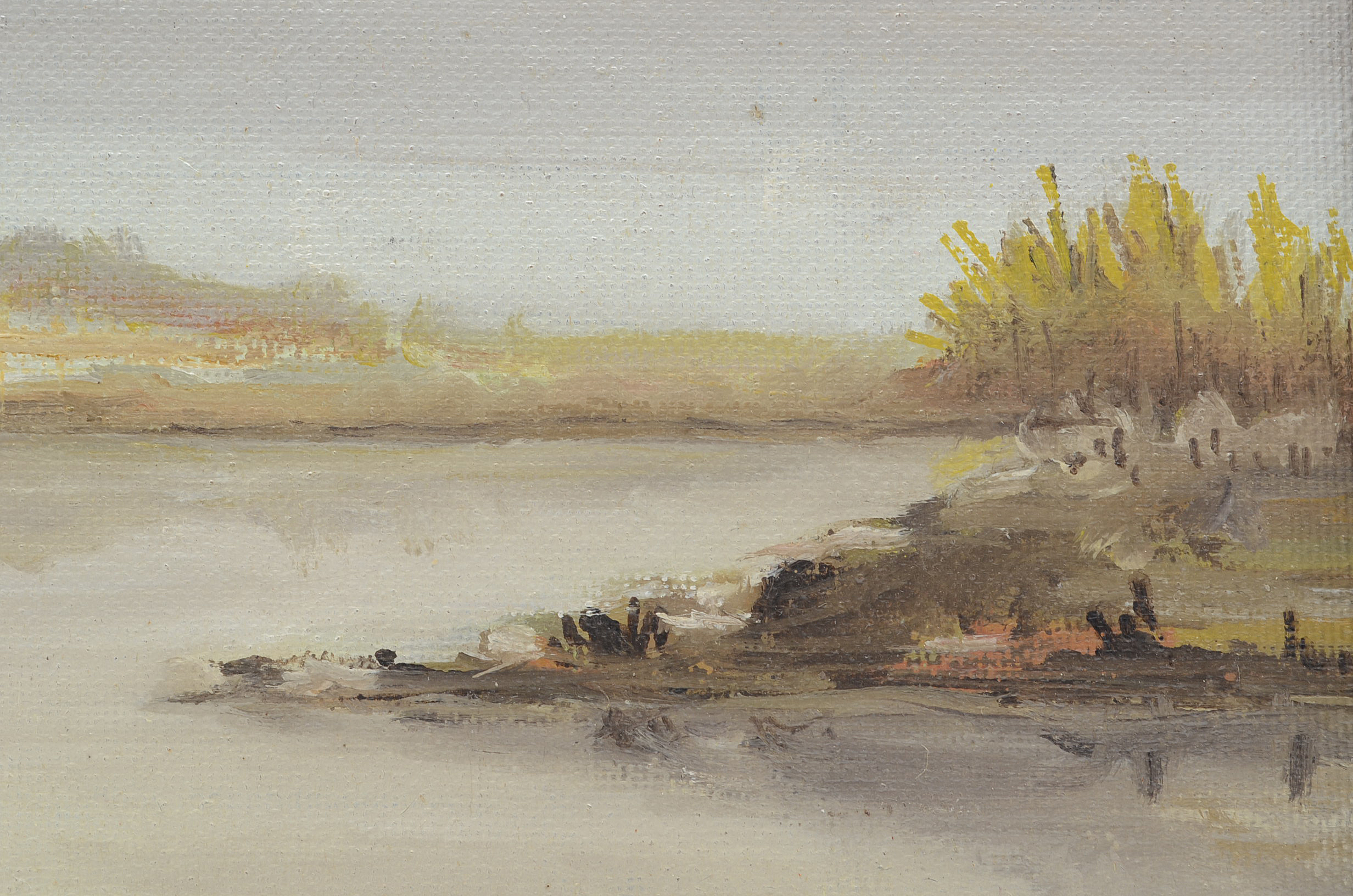 C. Herbaut Oil Painting on Board "Paysage"