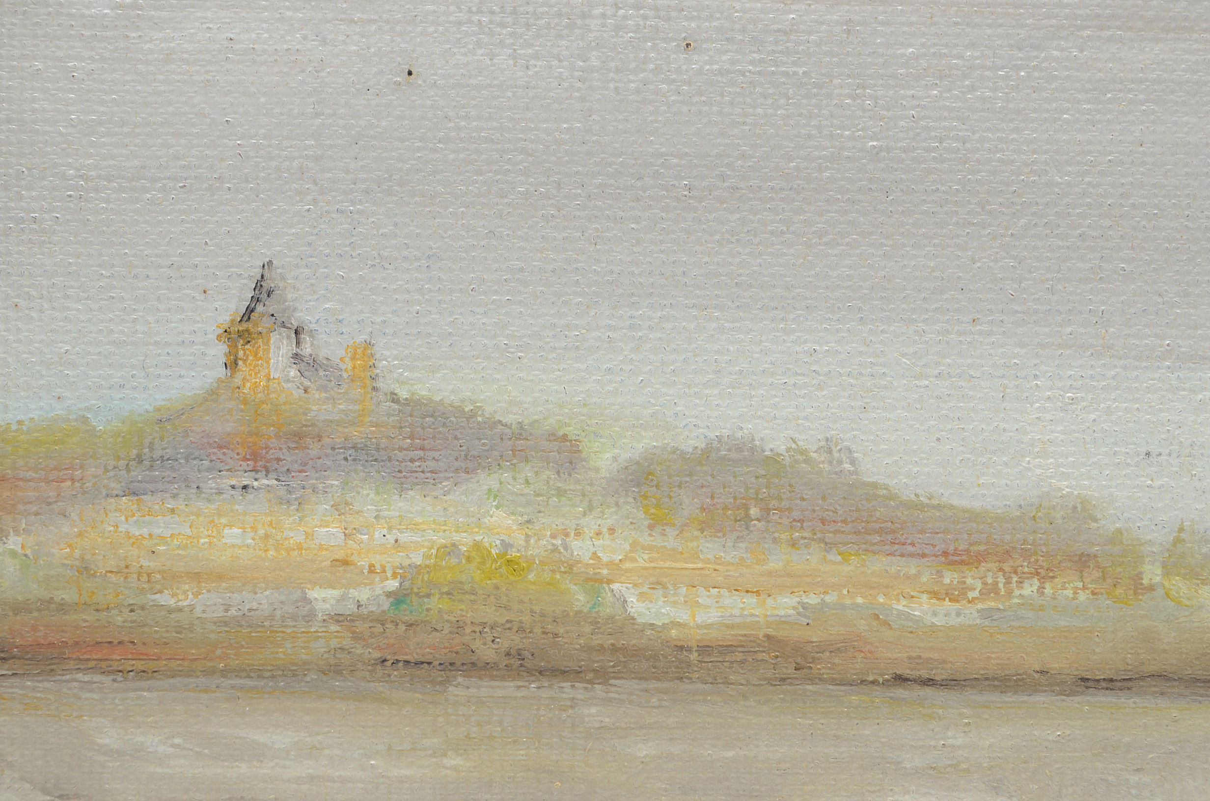 C. Herbaut Oil Painting on Board "Paysage"