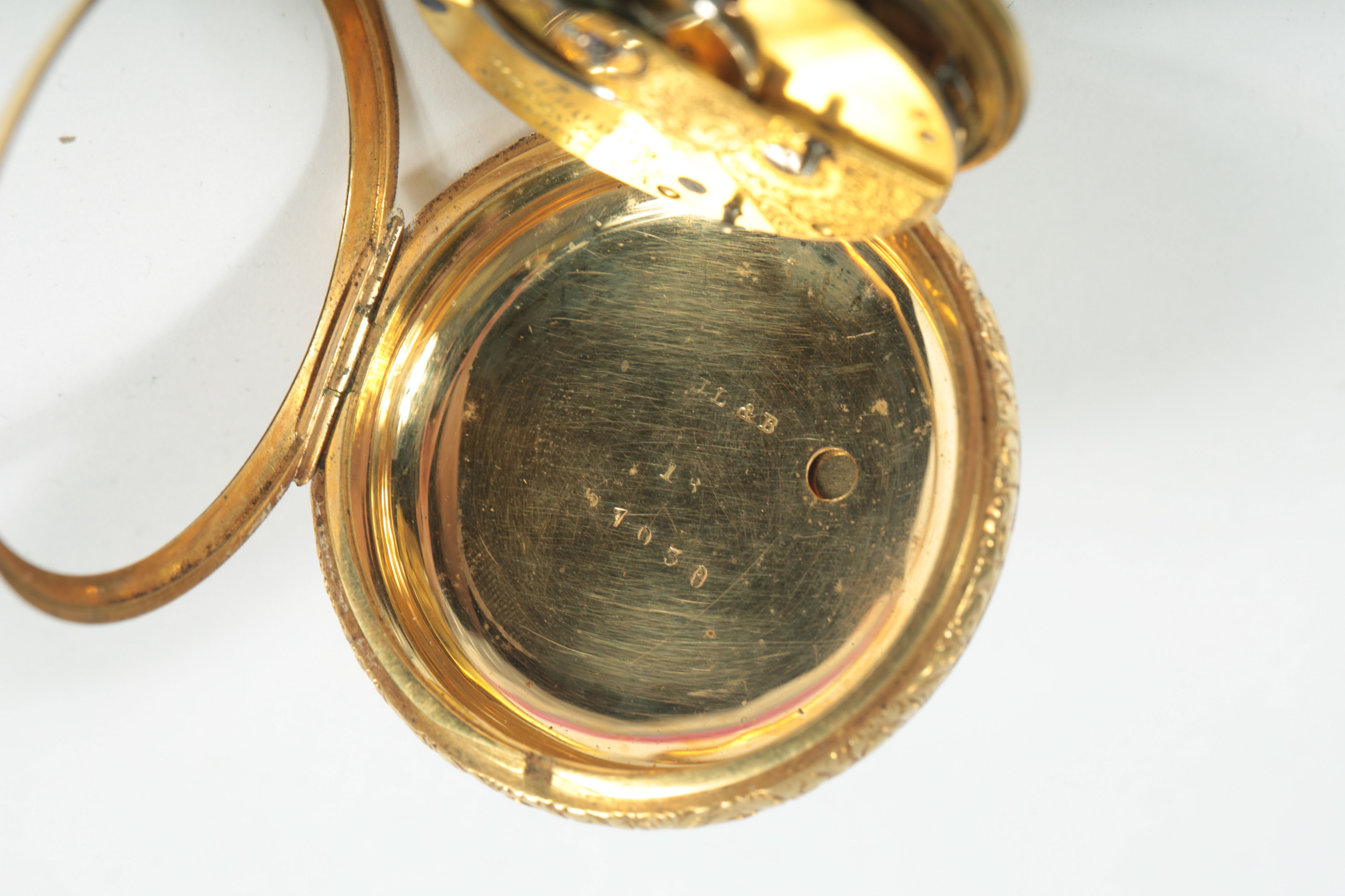 F. B. Adams 18K Yellow Gold Plated Pocket Watch, London
