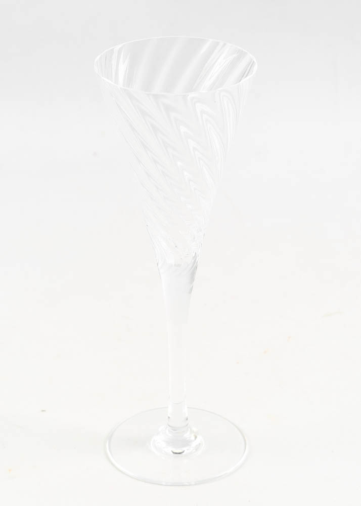 Sasaki "Reflections" Crystal Stemware