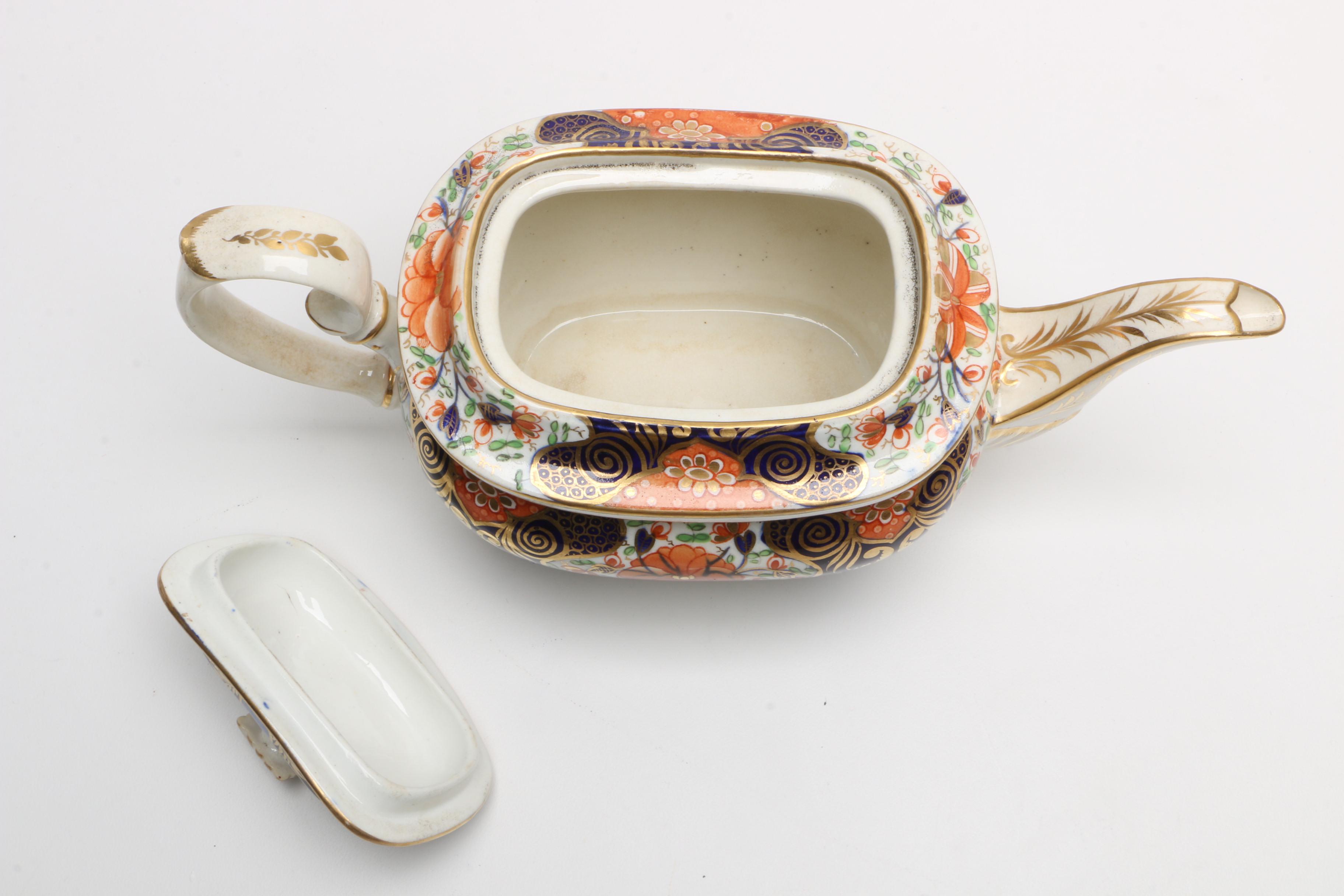 Antique Derby Imari "Witches" Tea Service