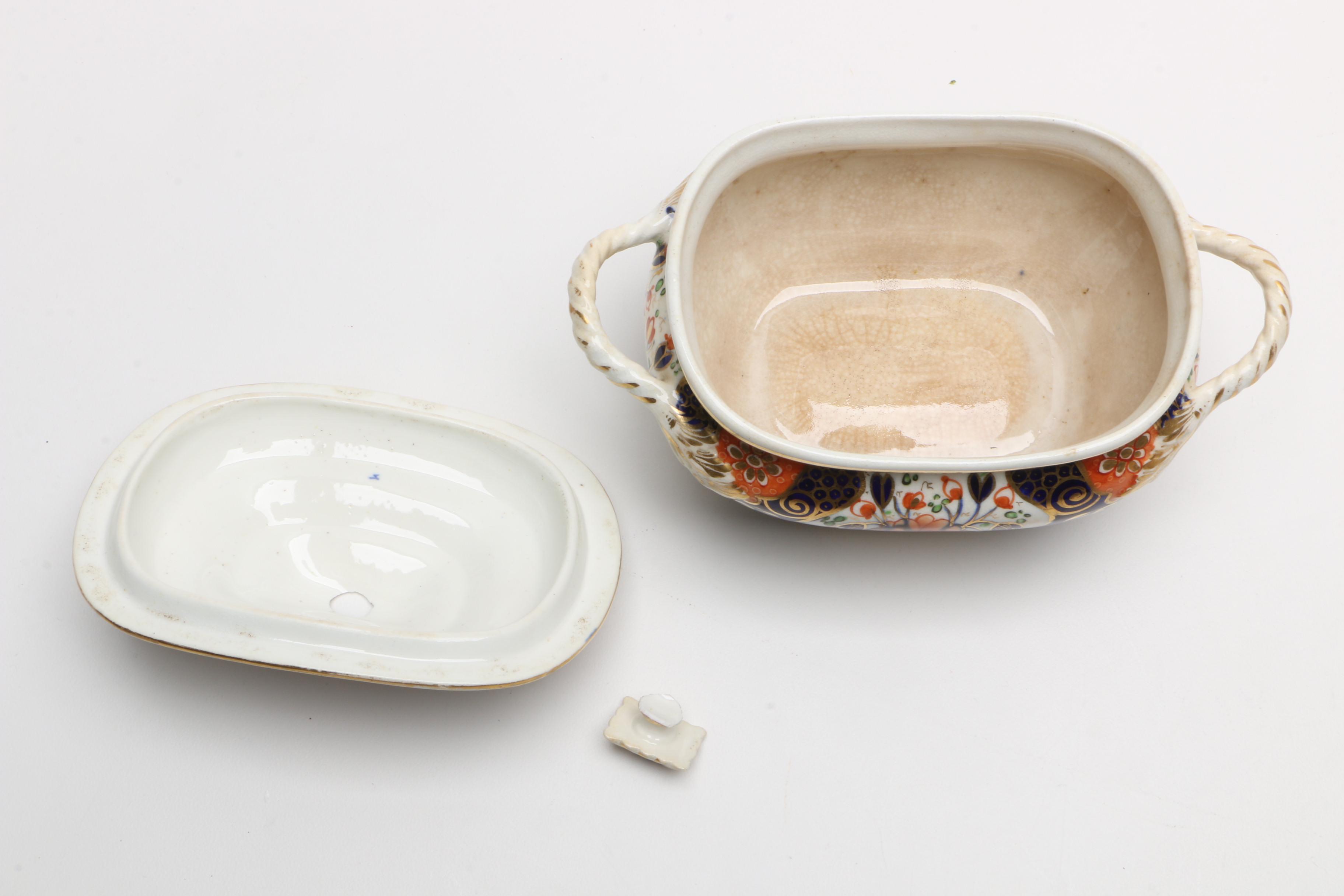 Antique Derby Imari "Witches" Tea Service