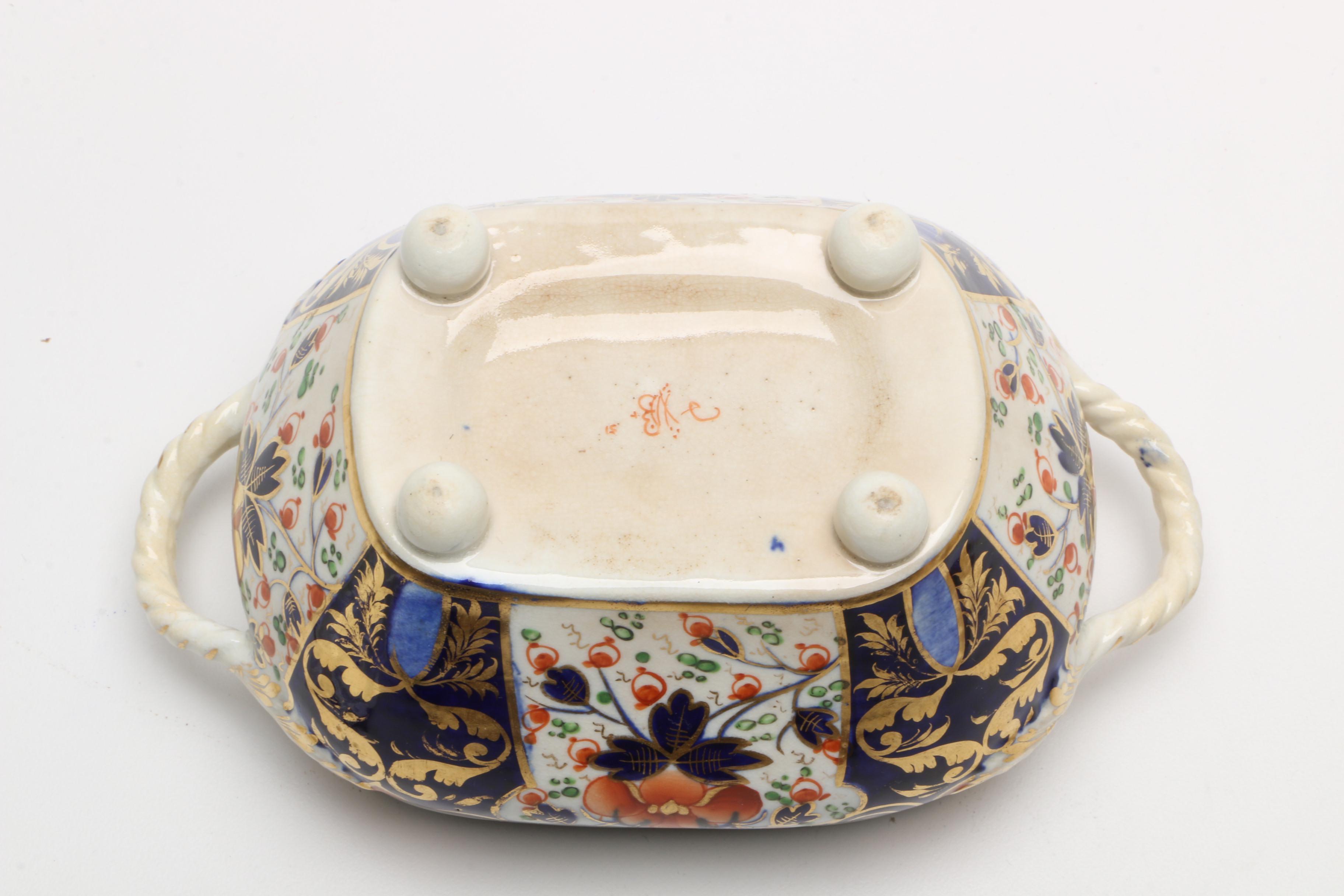 Antique Derby Imari "Witches" Tea Service