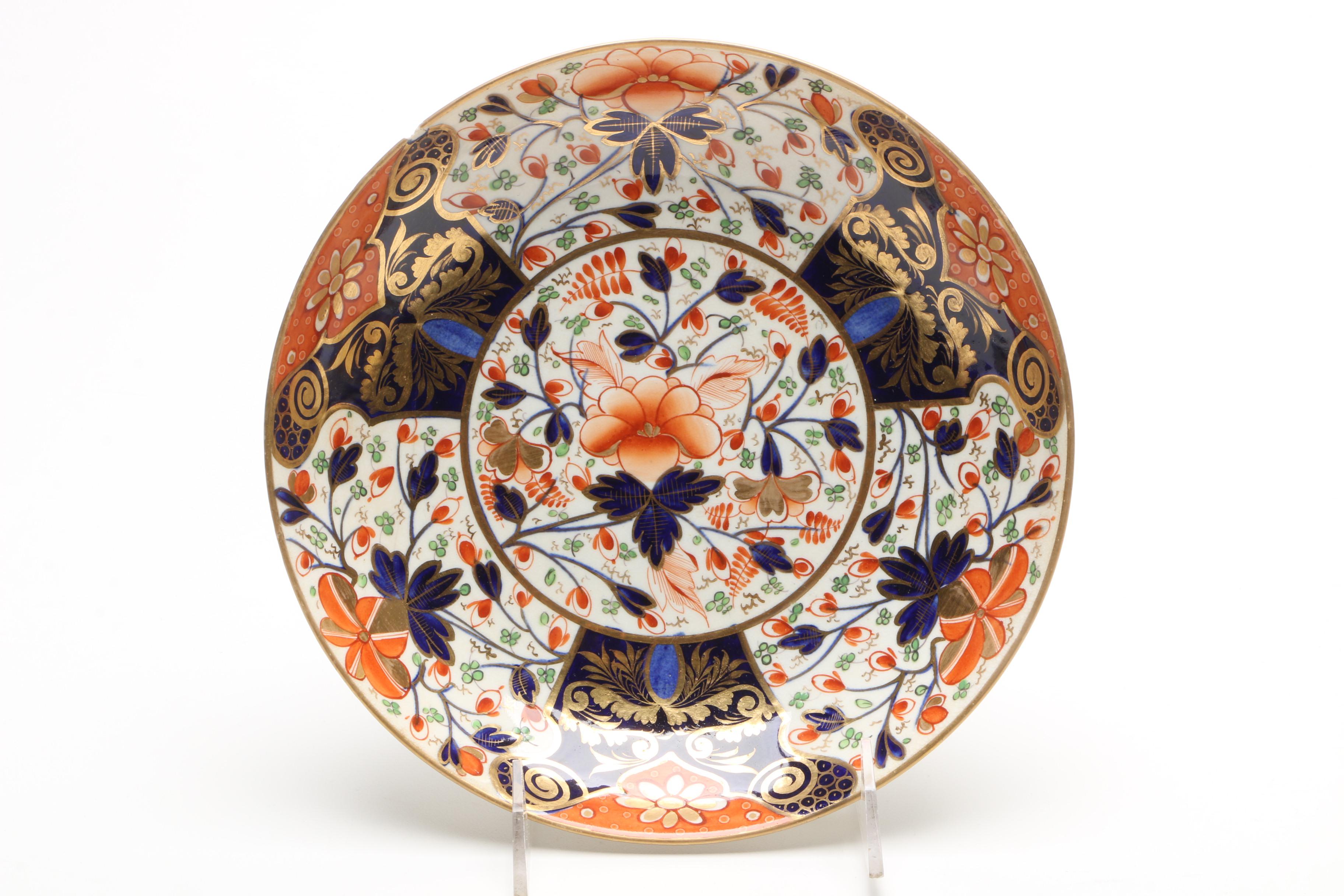 Antique Derby Imari "Witches" Tea Service