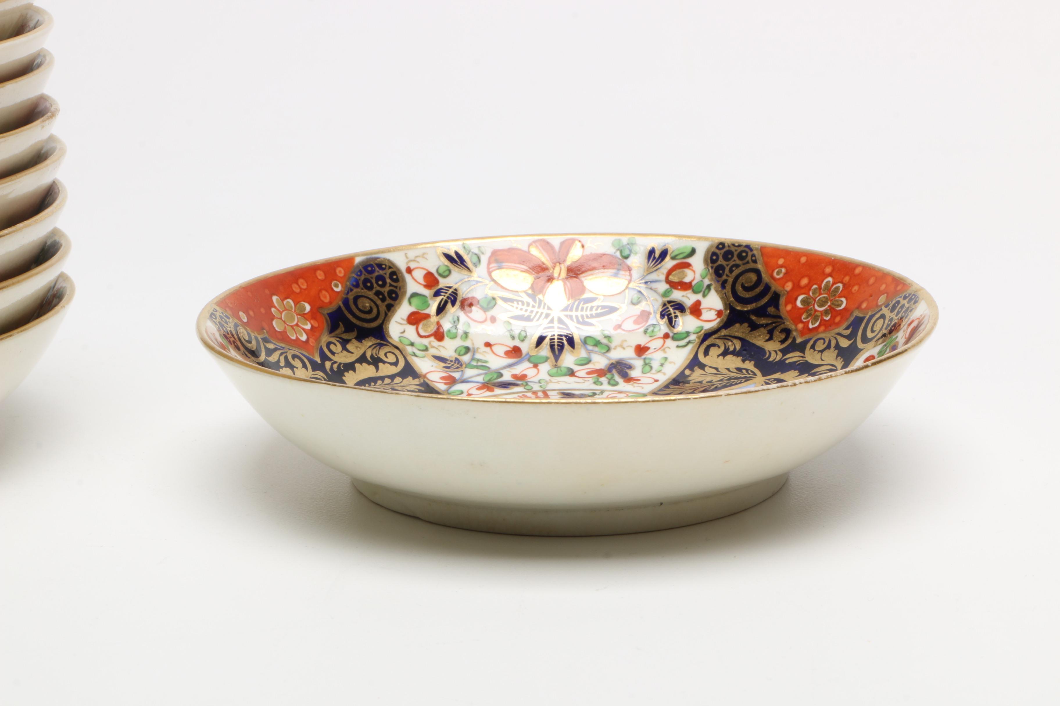 Antique Derby Imari "Witches" Tea Service