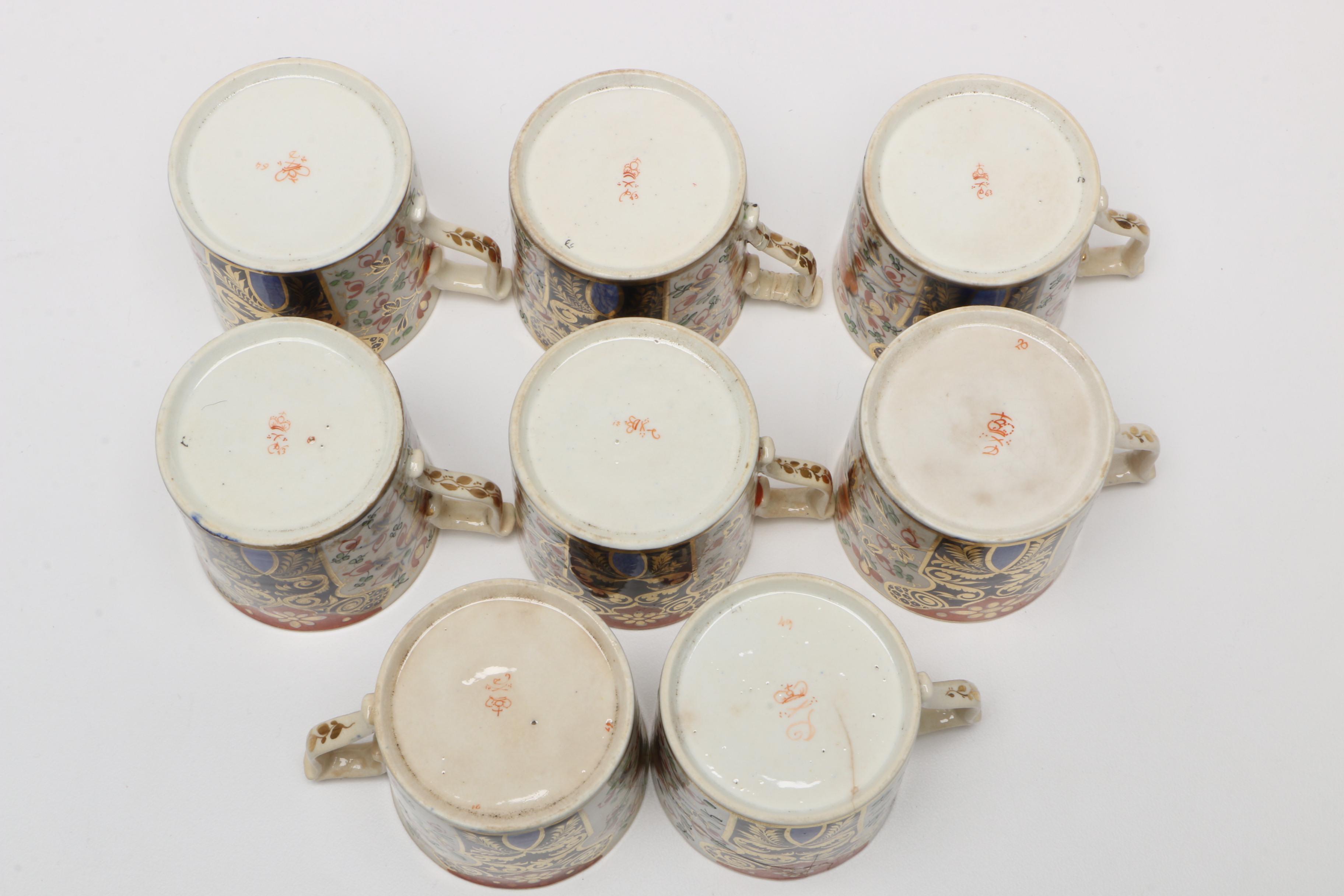 Antique Derby Imari "Witches" Tea Service