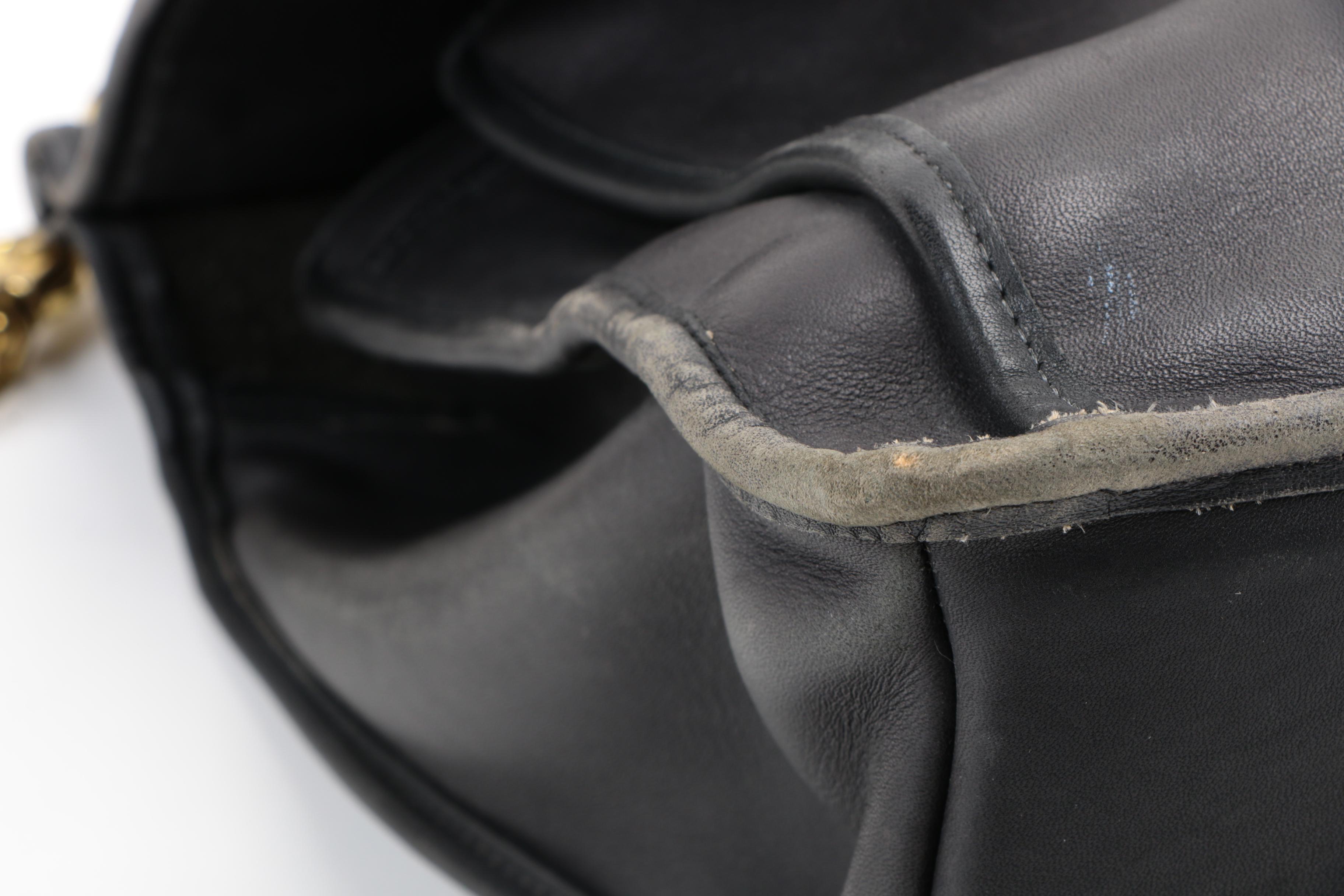 Vintage Coach Legacy Black Leather Briefcase