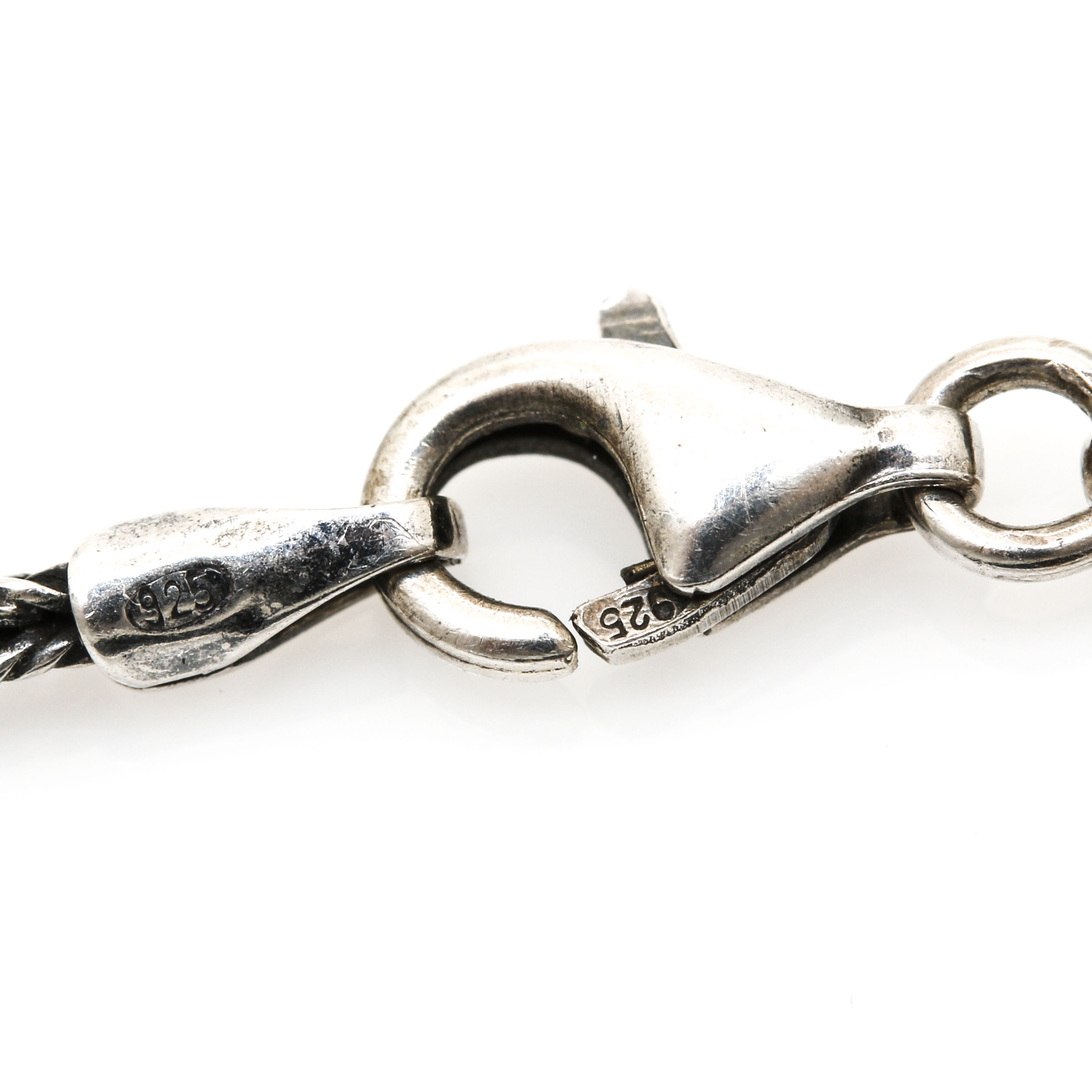 Konstantino Sterling Silver and Topaz Cross Pendant Necklace with 18K Accents