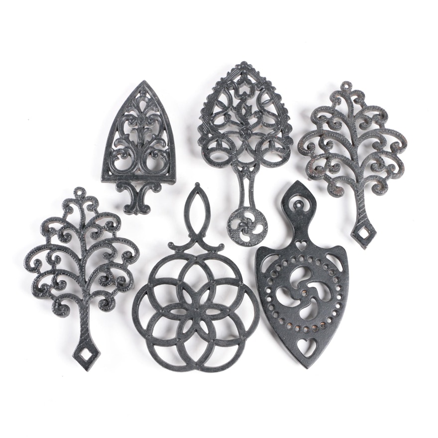 Vintage Wrought Iron Trivets